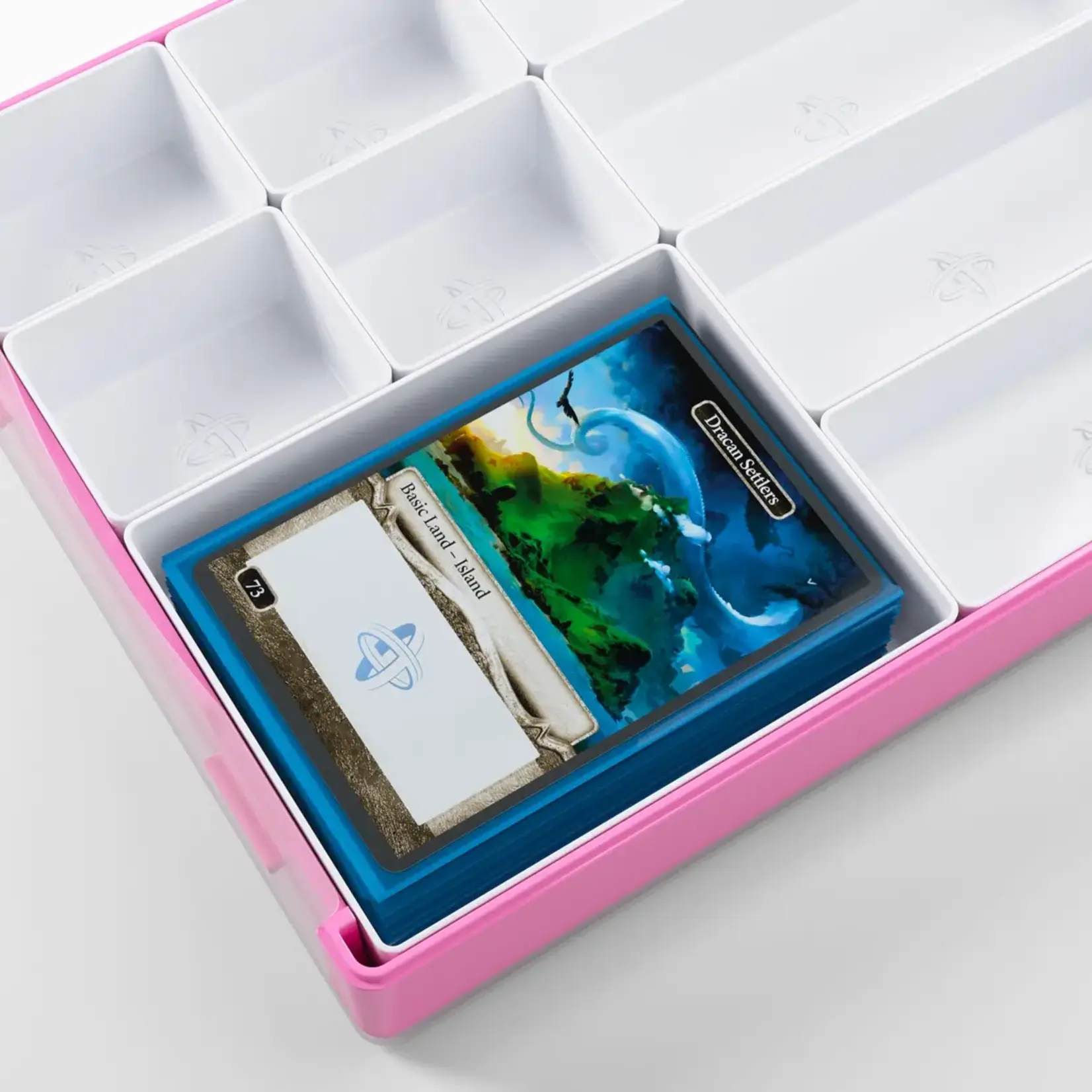 Organisateur "Token Silo Convertible" Rose/Blanc - Gamegenic