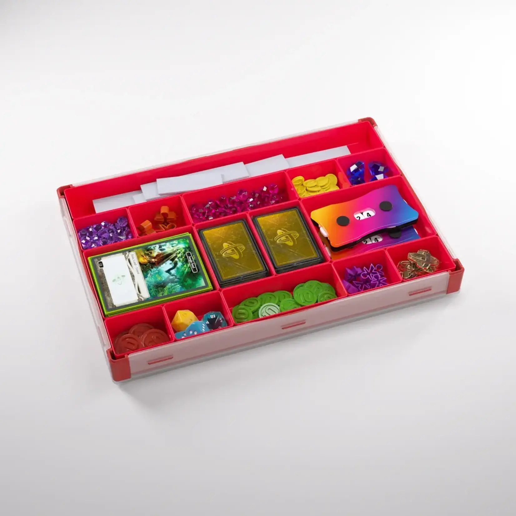 Organisateur "Token Silo  XL Convertible" Rouge - Gamegenic