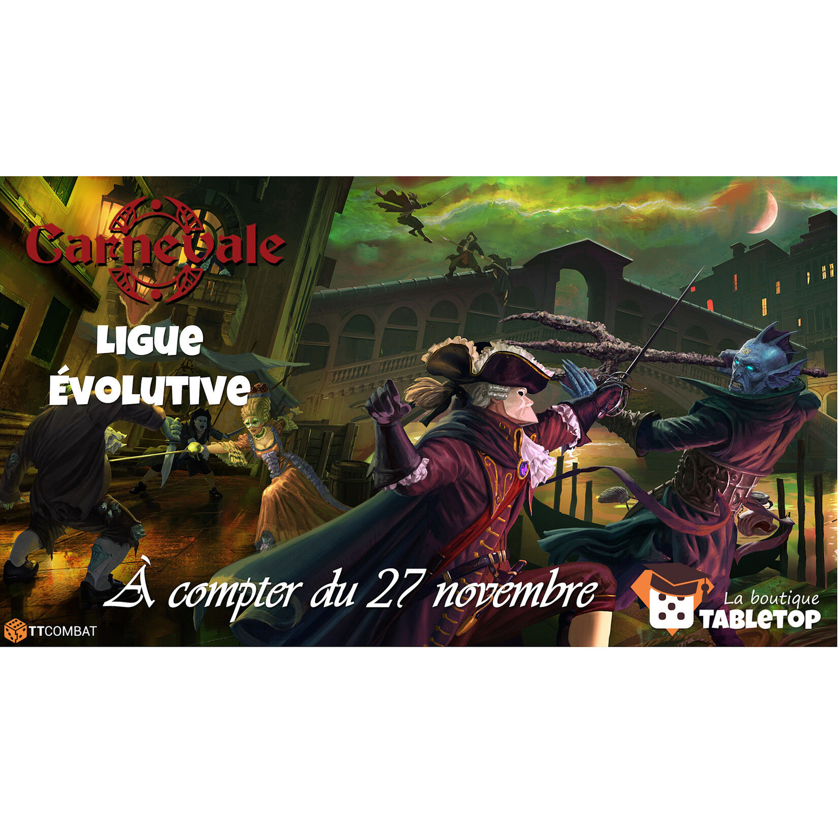 Carnevale : Ligue évolutive