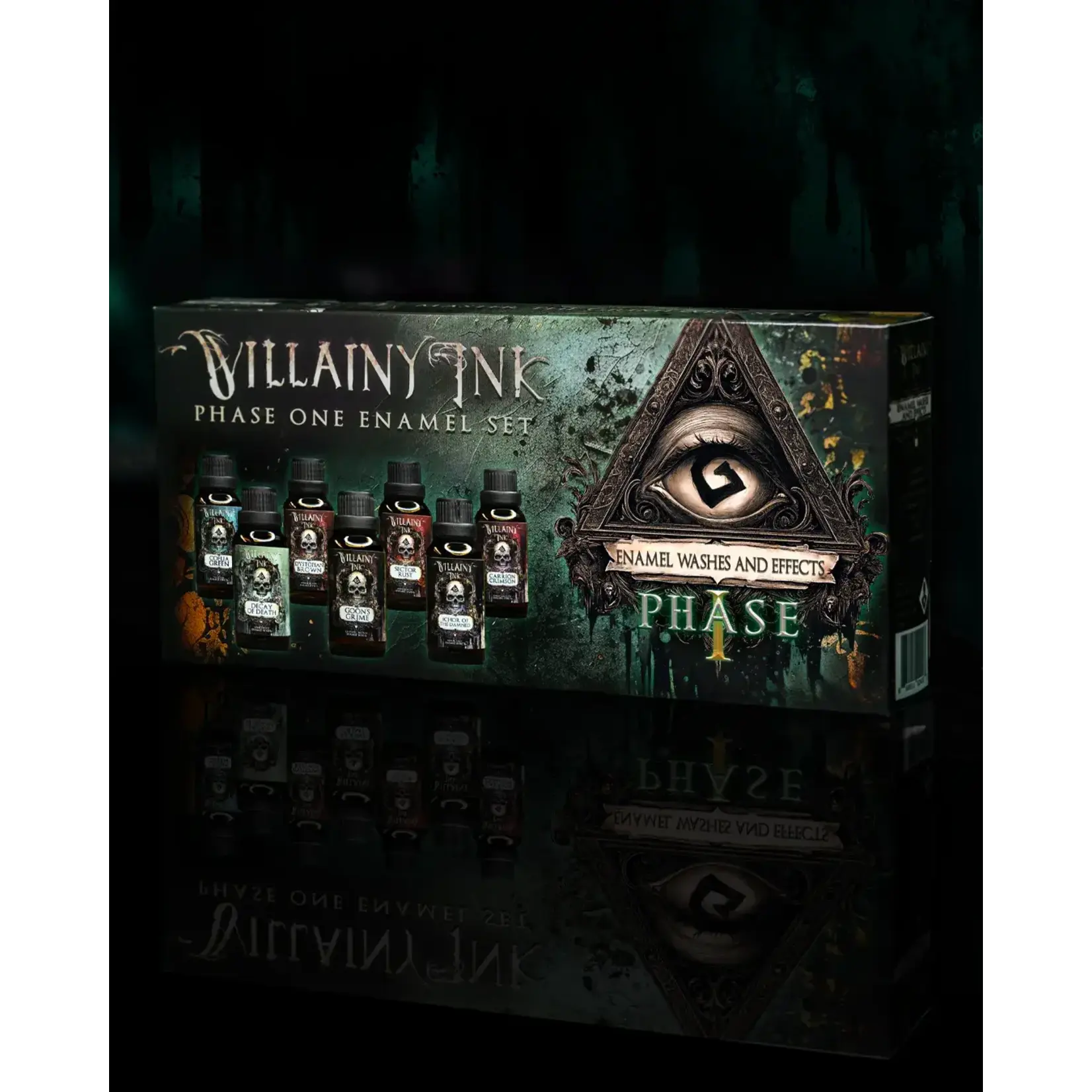 Grimdark Compendium Ensemble Villainy Ink: Phase I Enamel Set