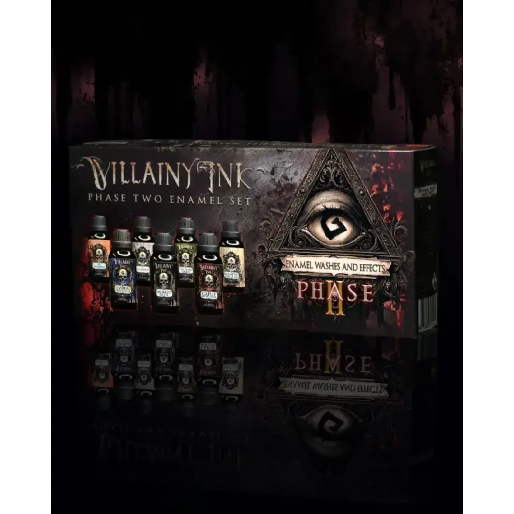 Grimdark Compendium Ensemble Villainy Ink: Phase II Enamel Set