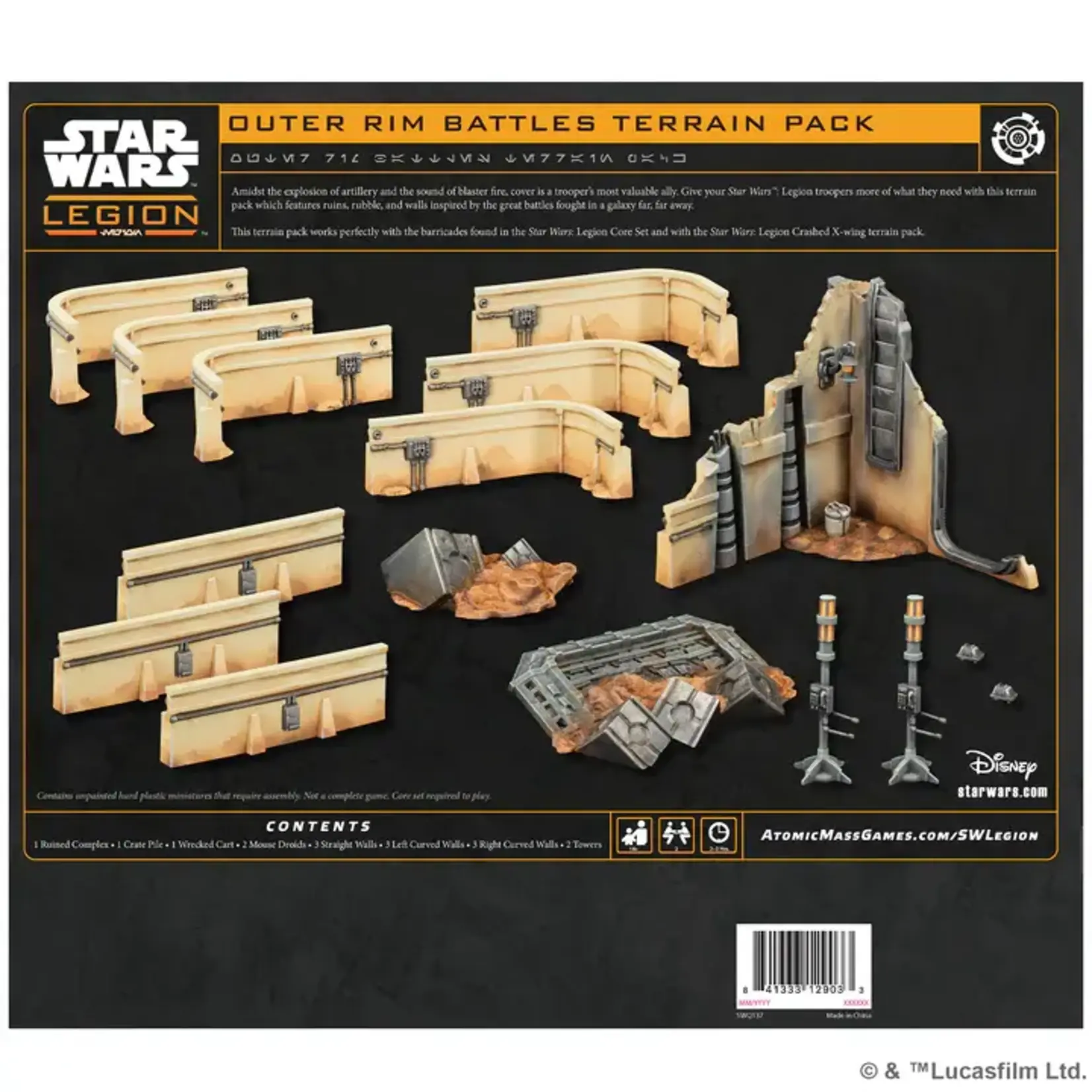 Outer Rim Battles Terrain Pack (ML) - Star Wars: Legion