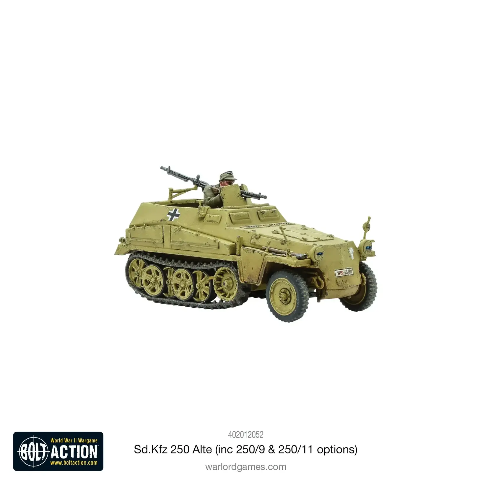 Warlord Games Sd.Kfz 250 (Alte) Half-Track (Options For 250/1, 250/9 & 250/11 Variants) - Bolt Action