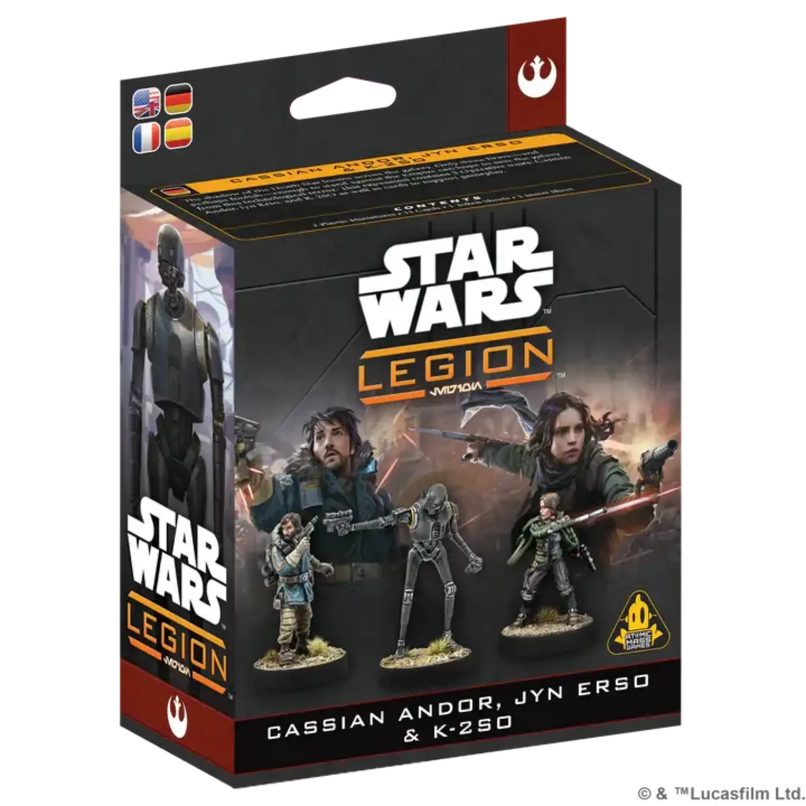 Cassian Andor, Jyn Erso & K-2SO - Star Wars: Legion (ML)