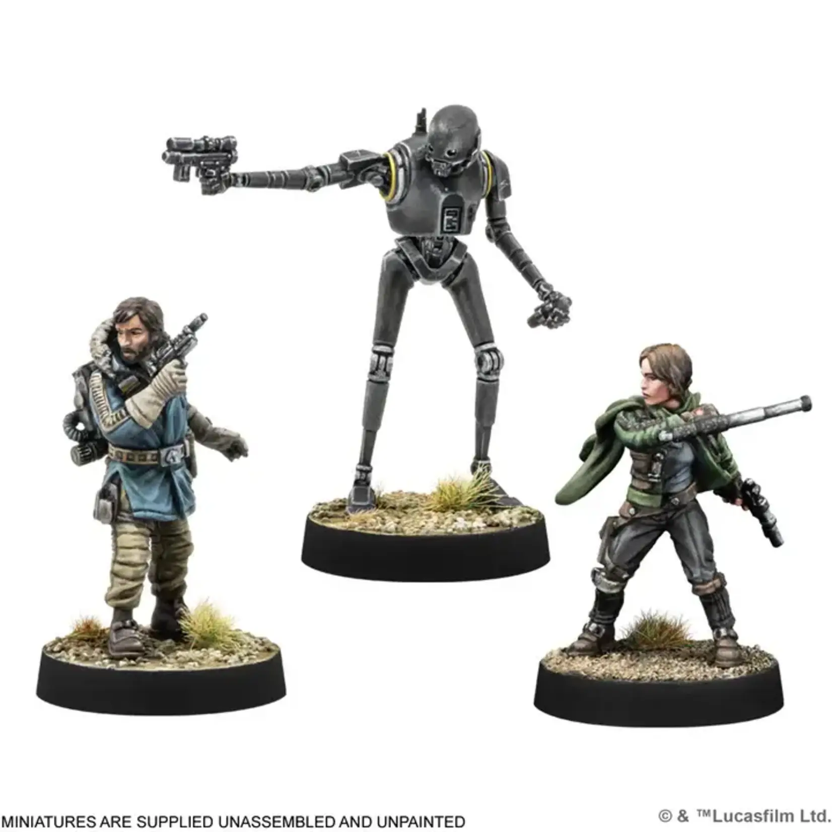 Cassian Andor, Jyn Erso & K-2SO - Star Wars: Legion (ML)