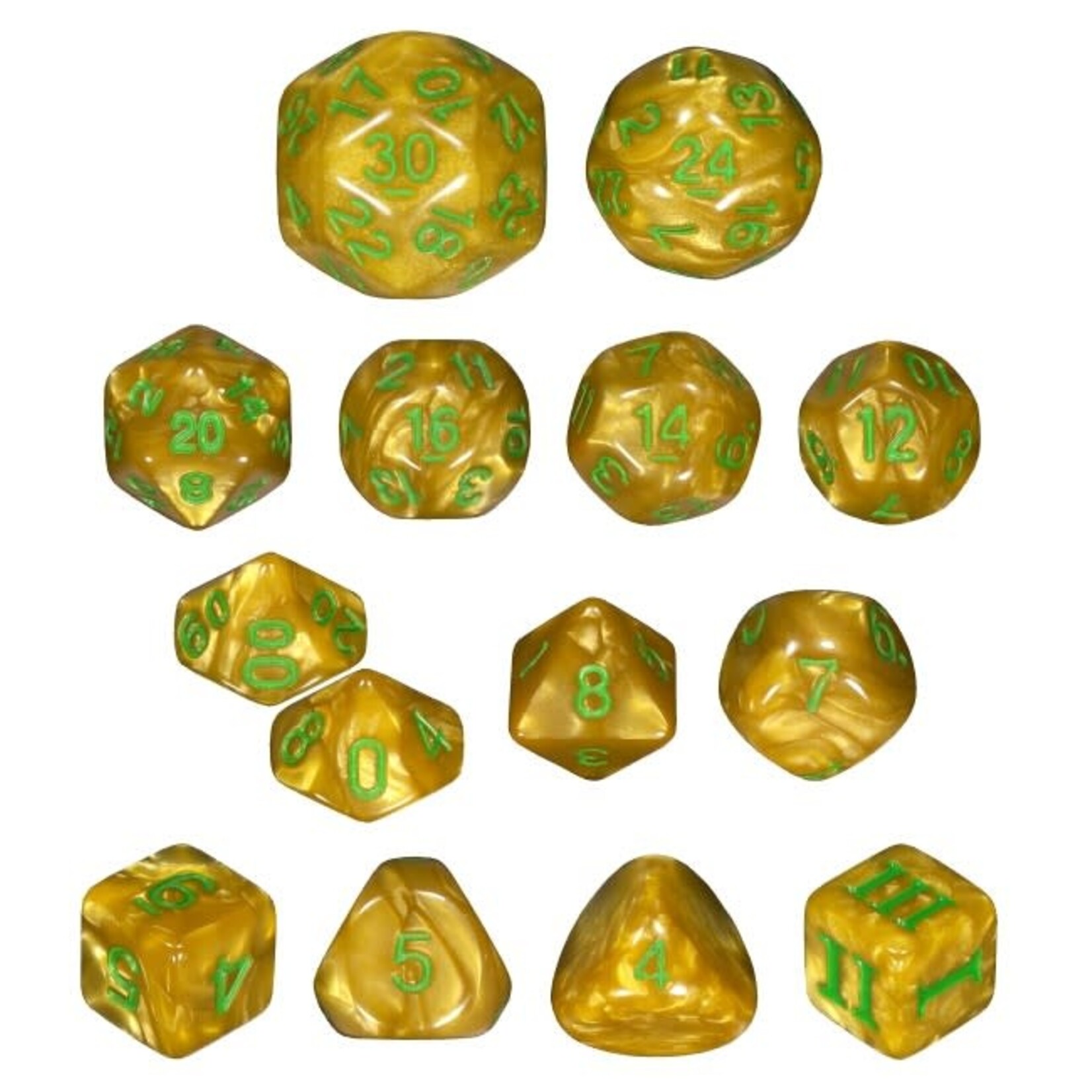 Goodman Games Set of 14 Dark Tower DCC Dice - Dungeon Crawl Classics