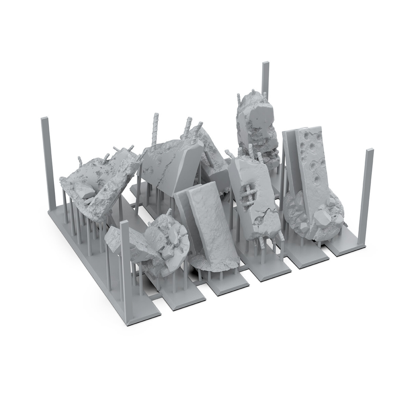 Ruines en béton / Concrete Ruins - AK Basing Bits