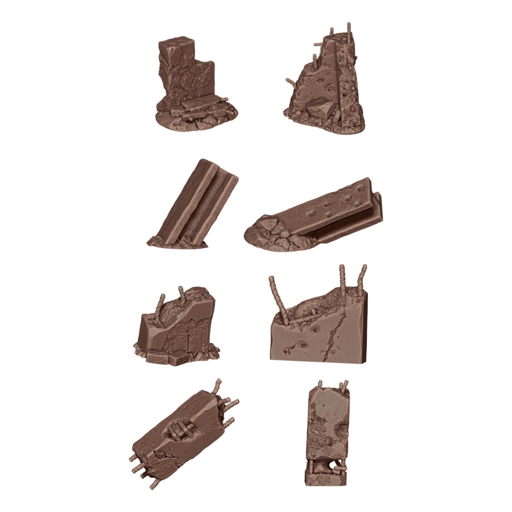 Ruines en béton / Concrete Ruins - AK Basing Bits