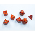 Scarab Scarlet/gold Mini-hedral 7 Die set