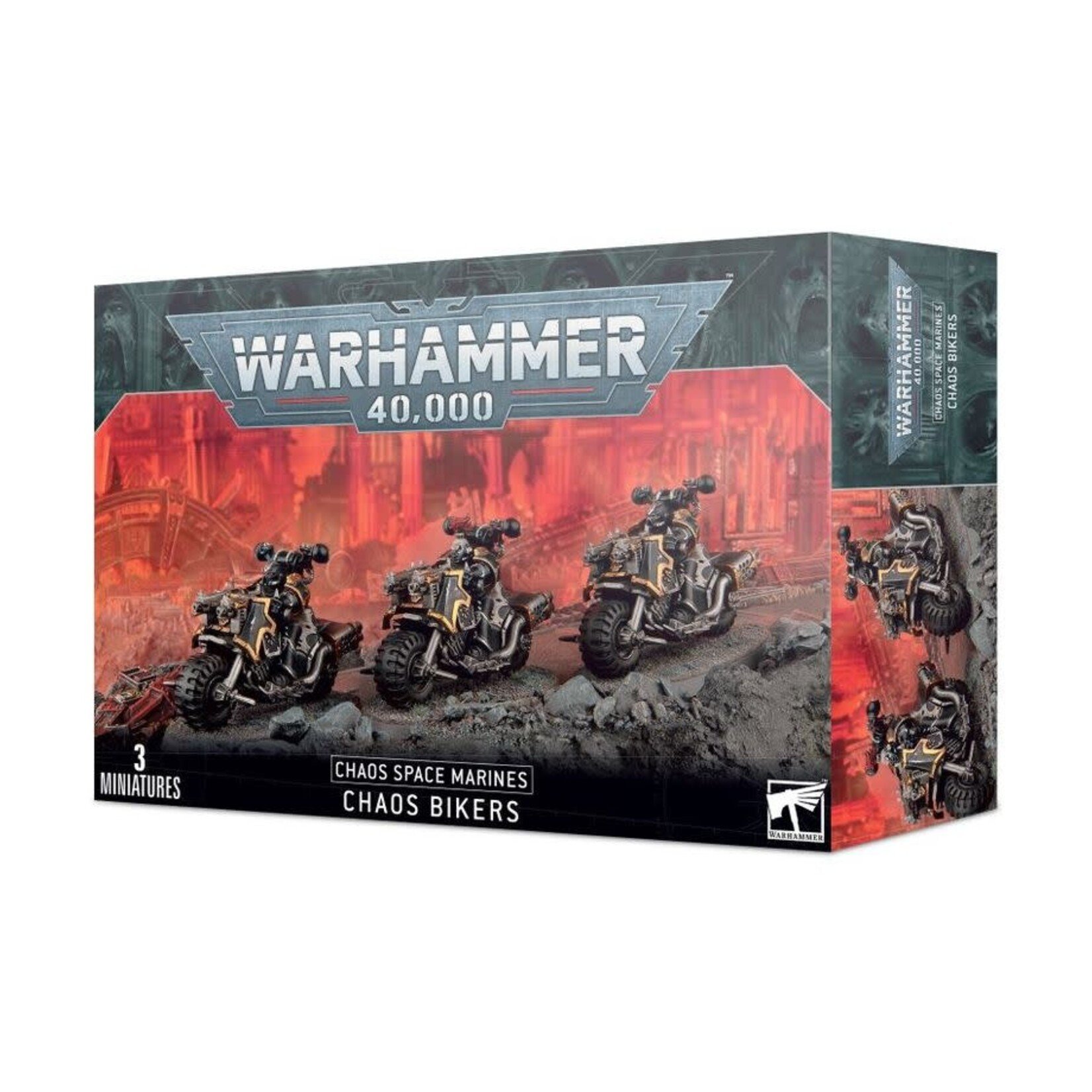 Games Workshop Chaos Bikers - Chaos Space Marines - Warhammer 40,000