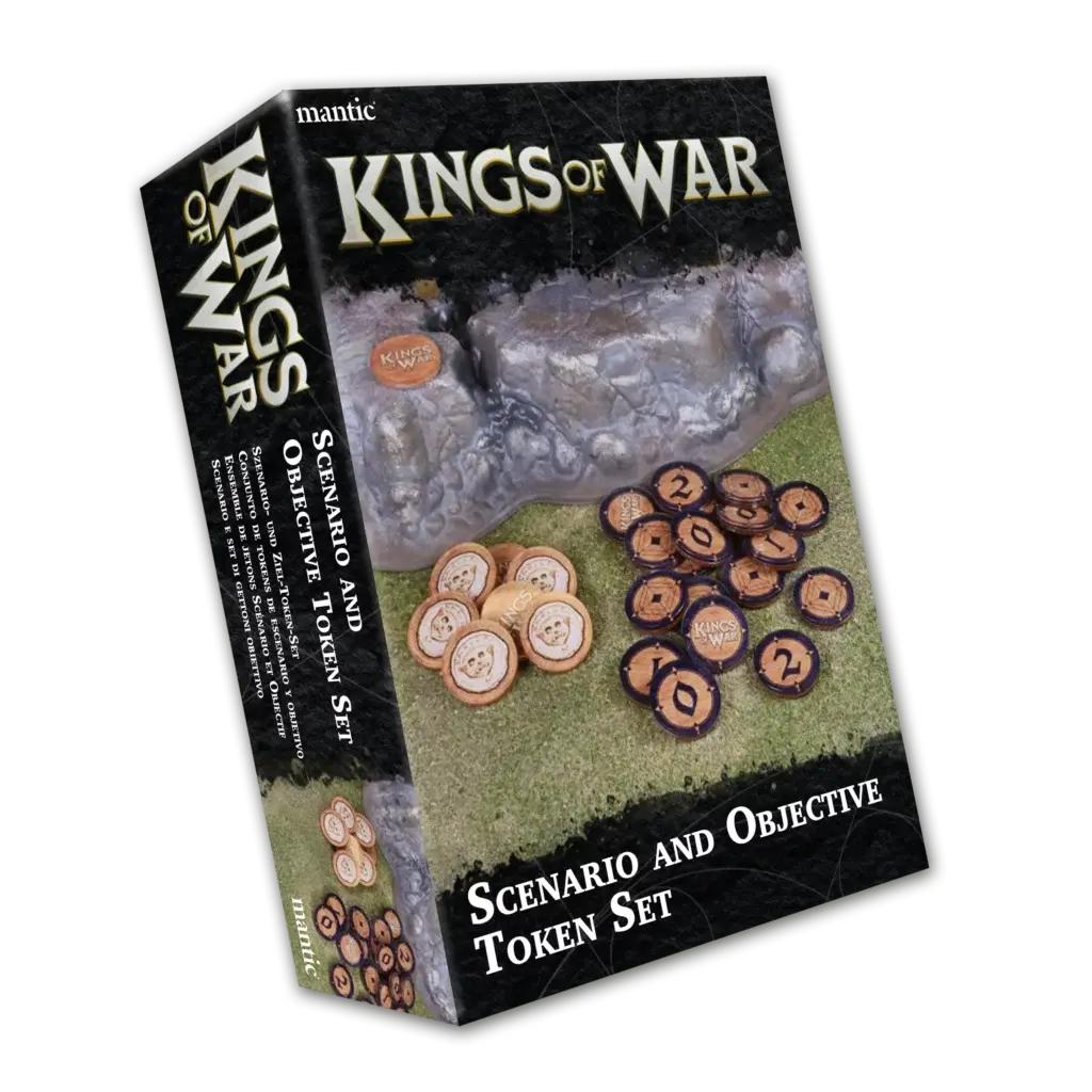 Scenario and Objective Token Set - Kings of War - La boutique Tabletop