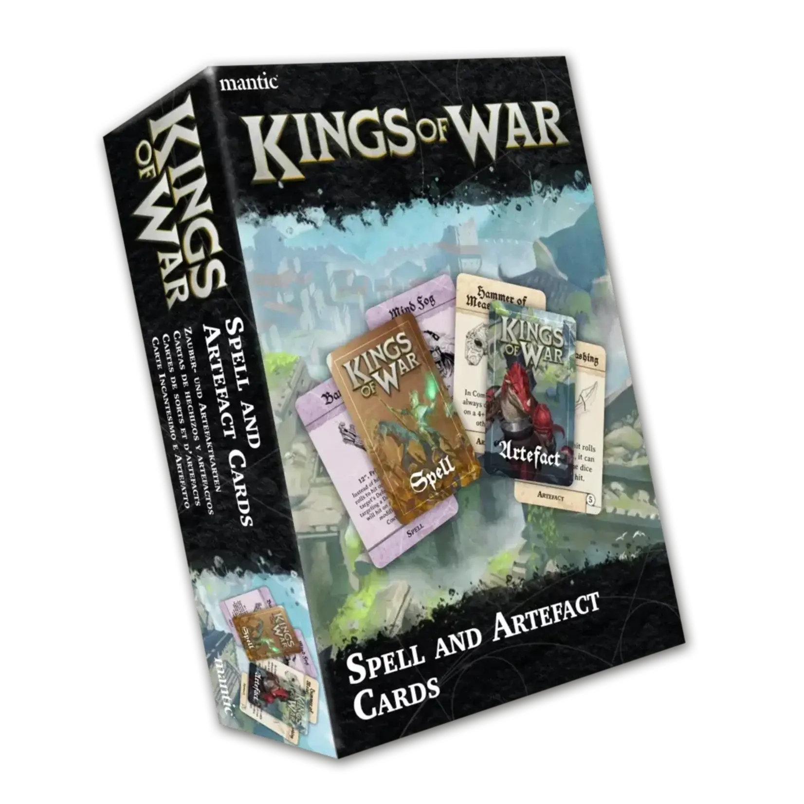 Mantic Ensemble de cartes de sorts et d'artefacts - Kings of War