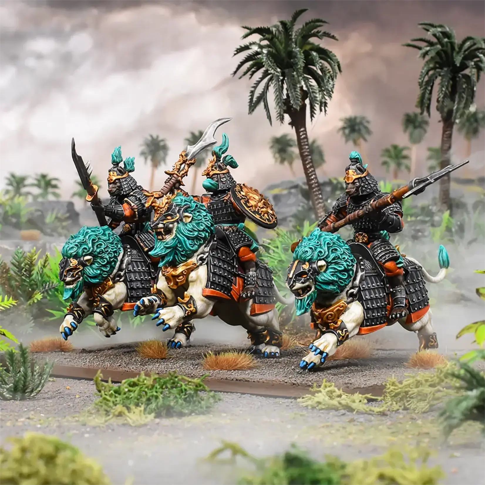 Mantic Lionsnarl Cavalry Regiment - Xirkaali - Kings of War