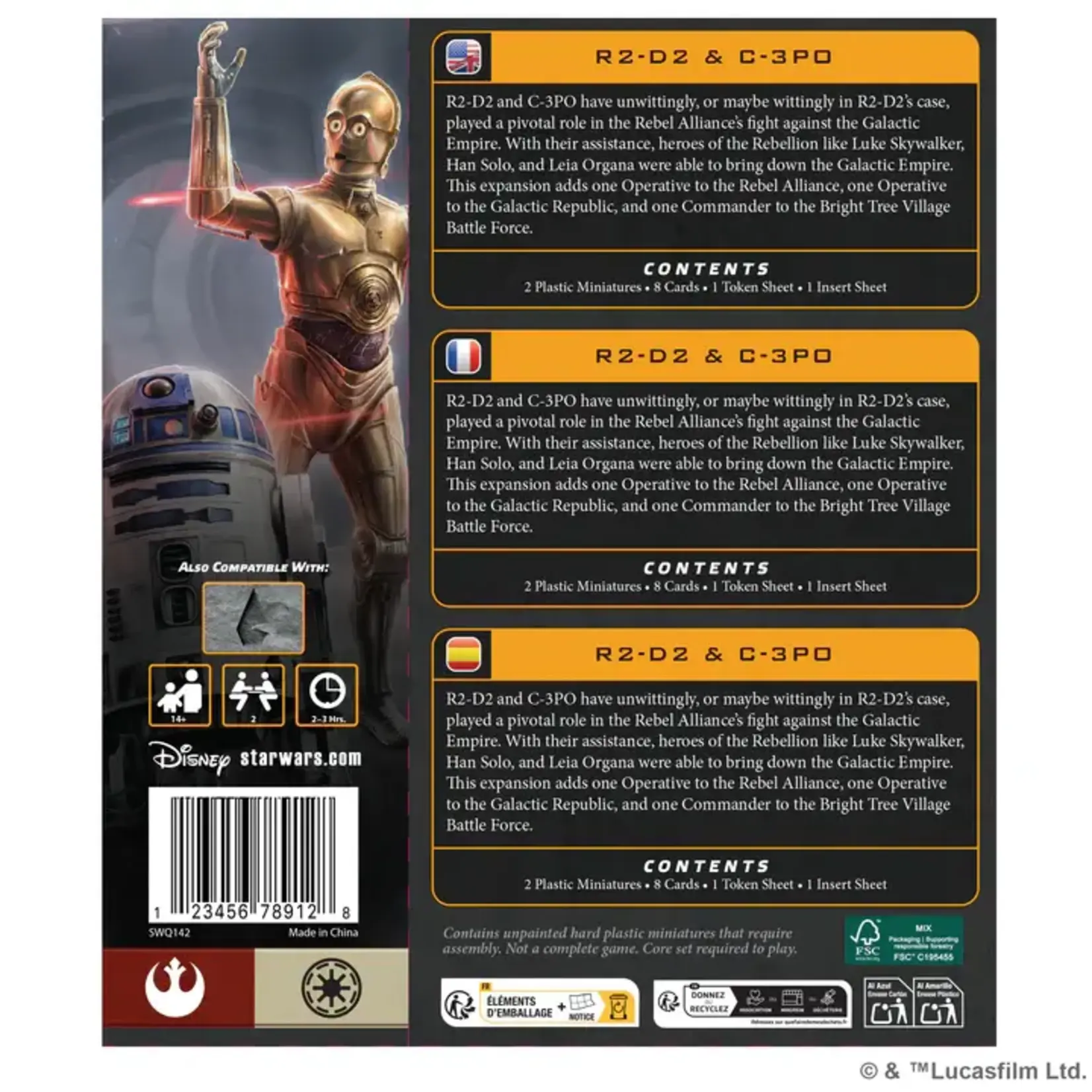 R2-D2 & C-3PO - Star Wars: Legion (ML)