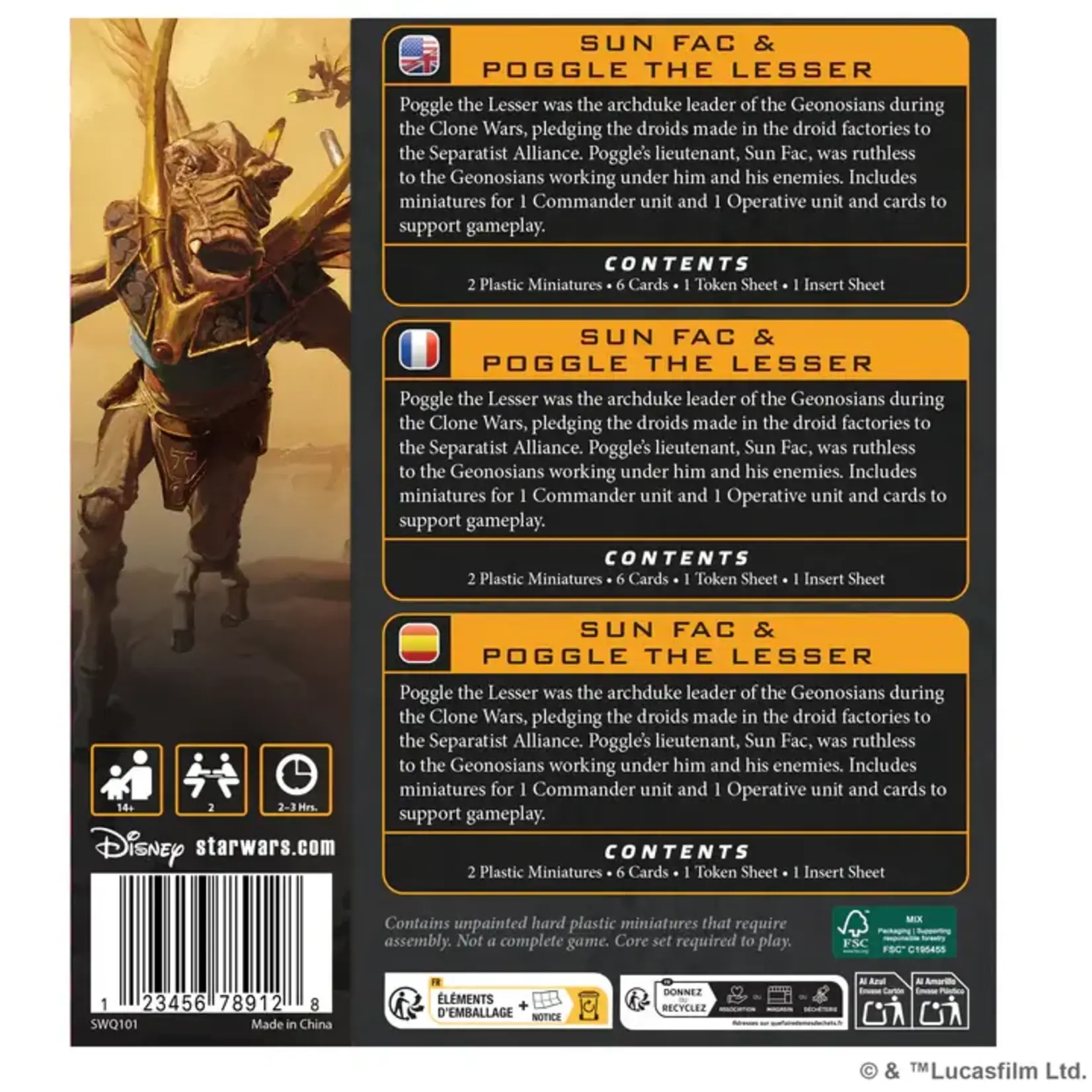 Sun Fac & Poggle the Lesser - Star Wars: Legion (ML) pre-order