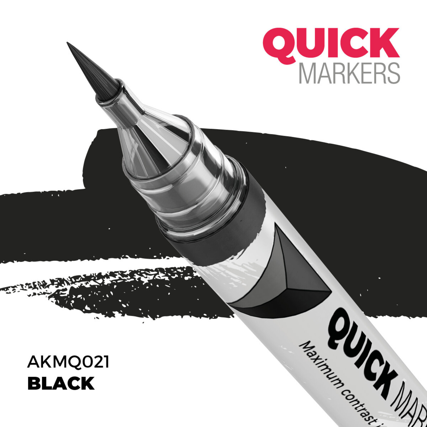 Quick Markers Black/Noir - AK