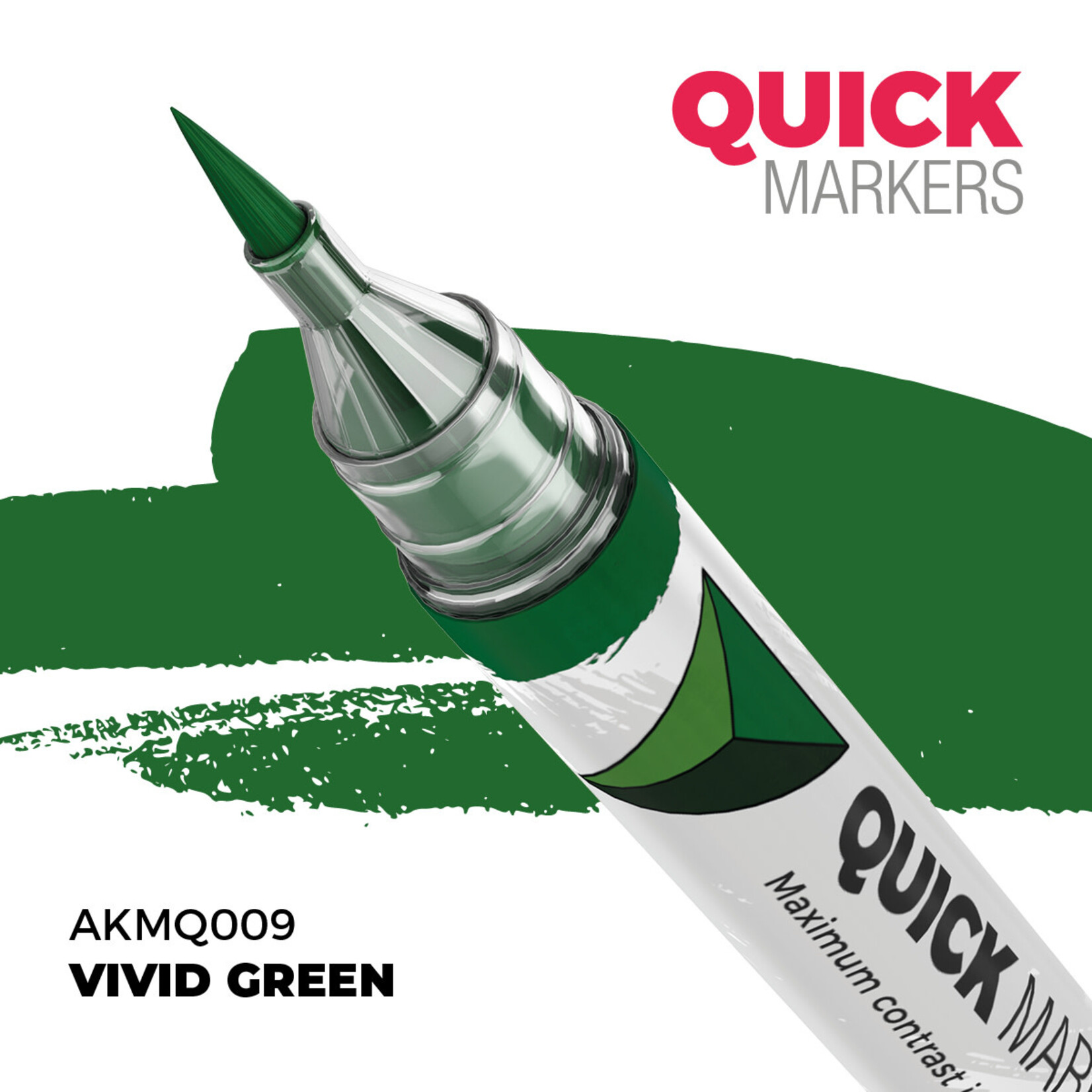 Quick Markers Vivid Green/Vert vif - AK