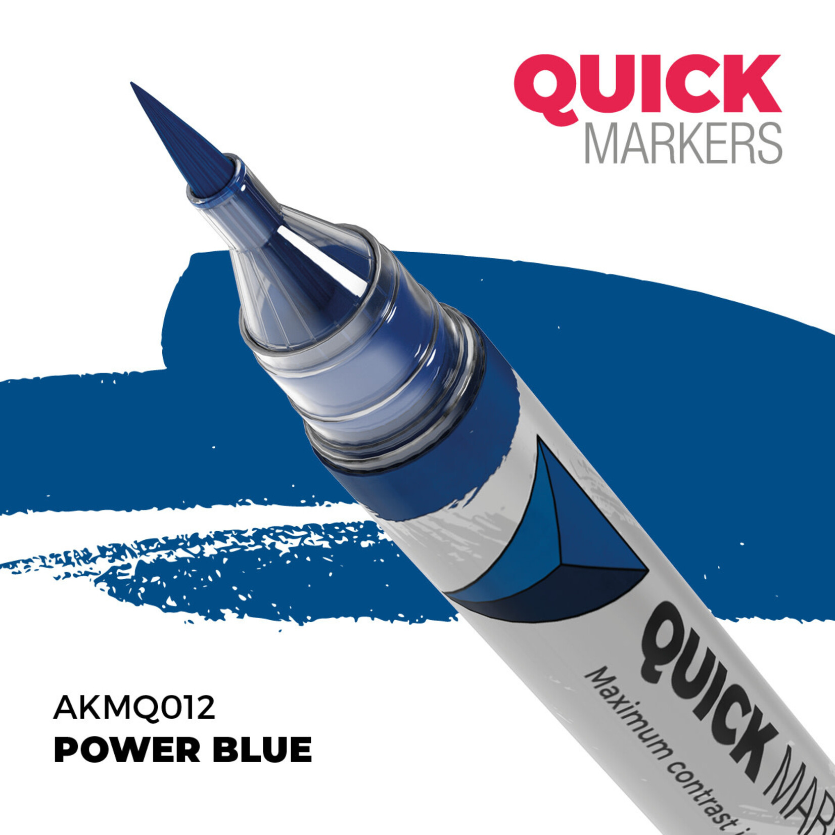 Quick Markers Power Blue/Bleu puissant - AK