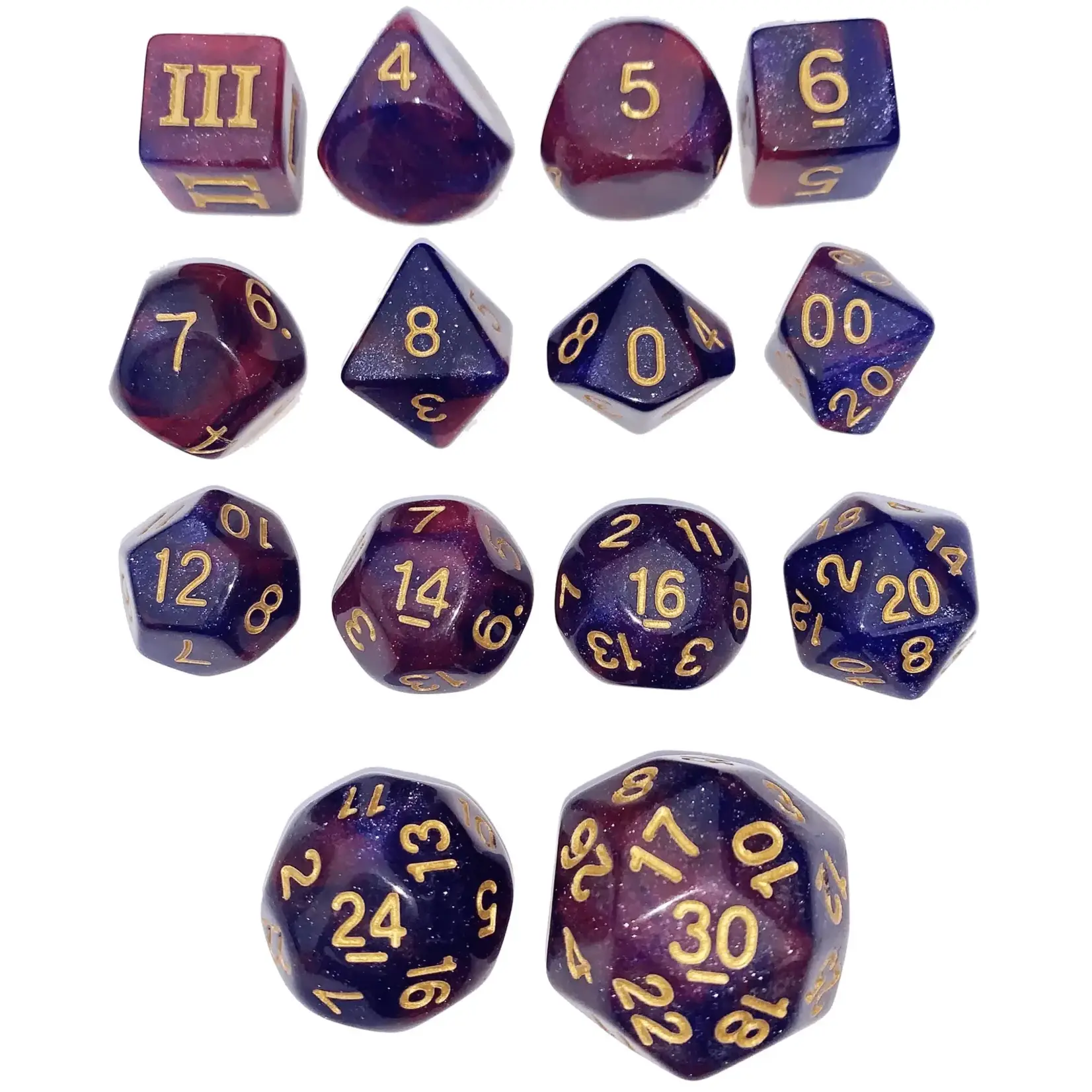 Impact Miniatures Eldritch Blast 14-Die Set for Dungeon Crawl Classics (DCC)