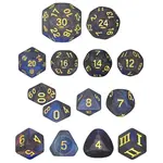 Impact Miniatures Maddening Darkness Unleashed Arcana Dice 14-dice set for Dungeon Crawl Classics (DCC)