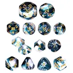 Impact Miniatures Ensemble de 14 dés pour DCC Dés Typhon Unleashed Arcana