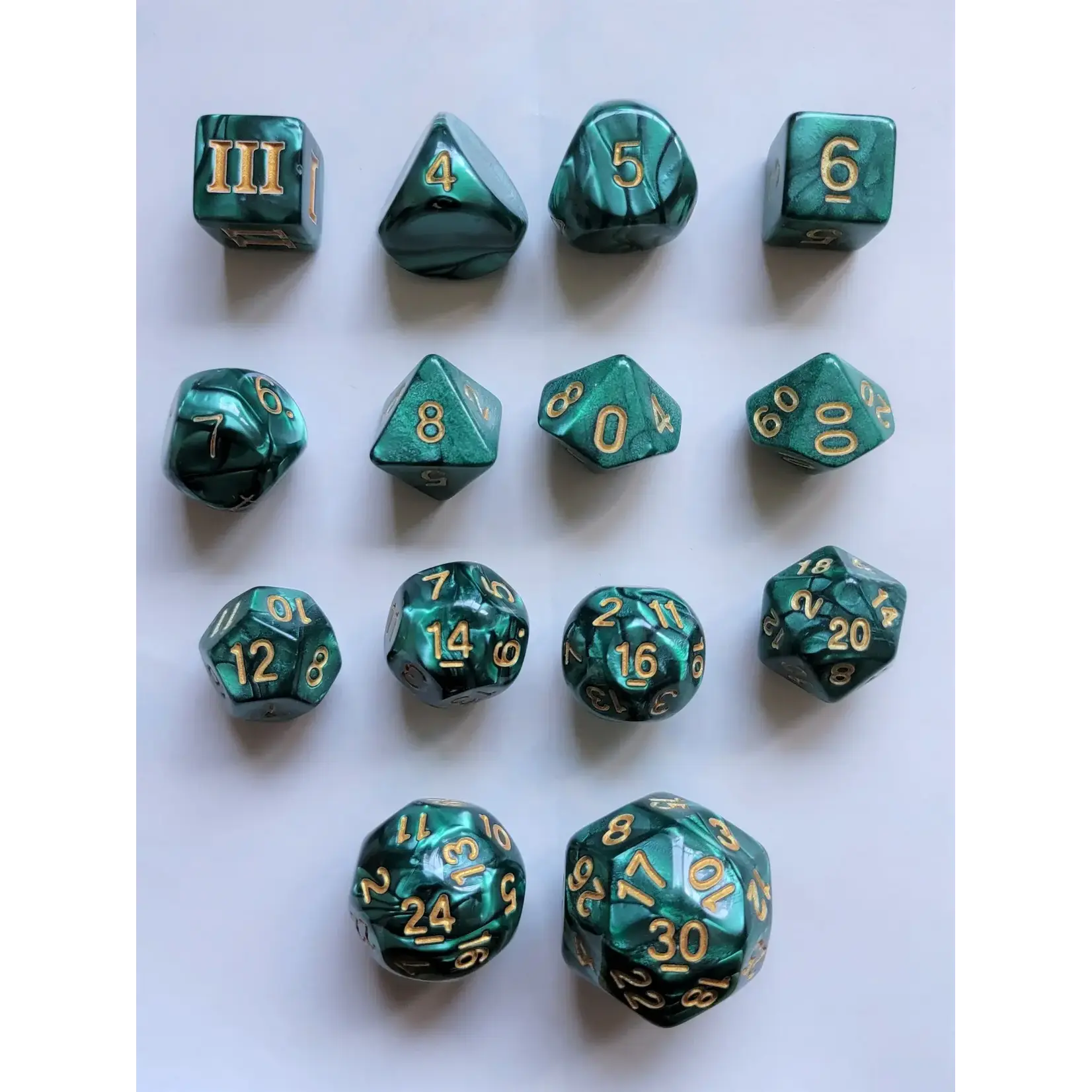 Impact Miniatures Wild Growth Unleashed Arcana Dice 14 Dice Set for DCC RPG