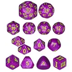 Impact Miniatures Ensemble de 14 dés Cloudkill pour DCC  / Cloudkill Unleashed Arcana 14 Dice Set for DCC RPG