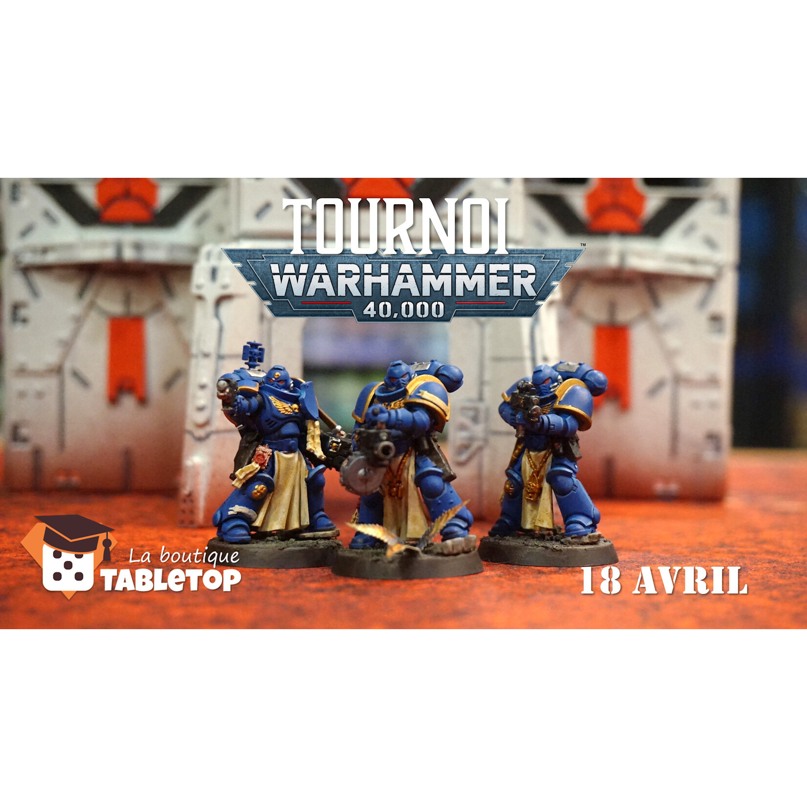 Tournoi Warhammer 40,000 - 18 avril 2026