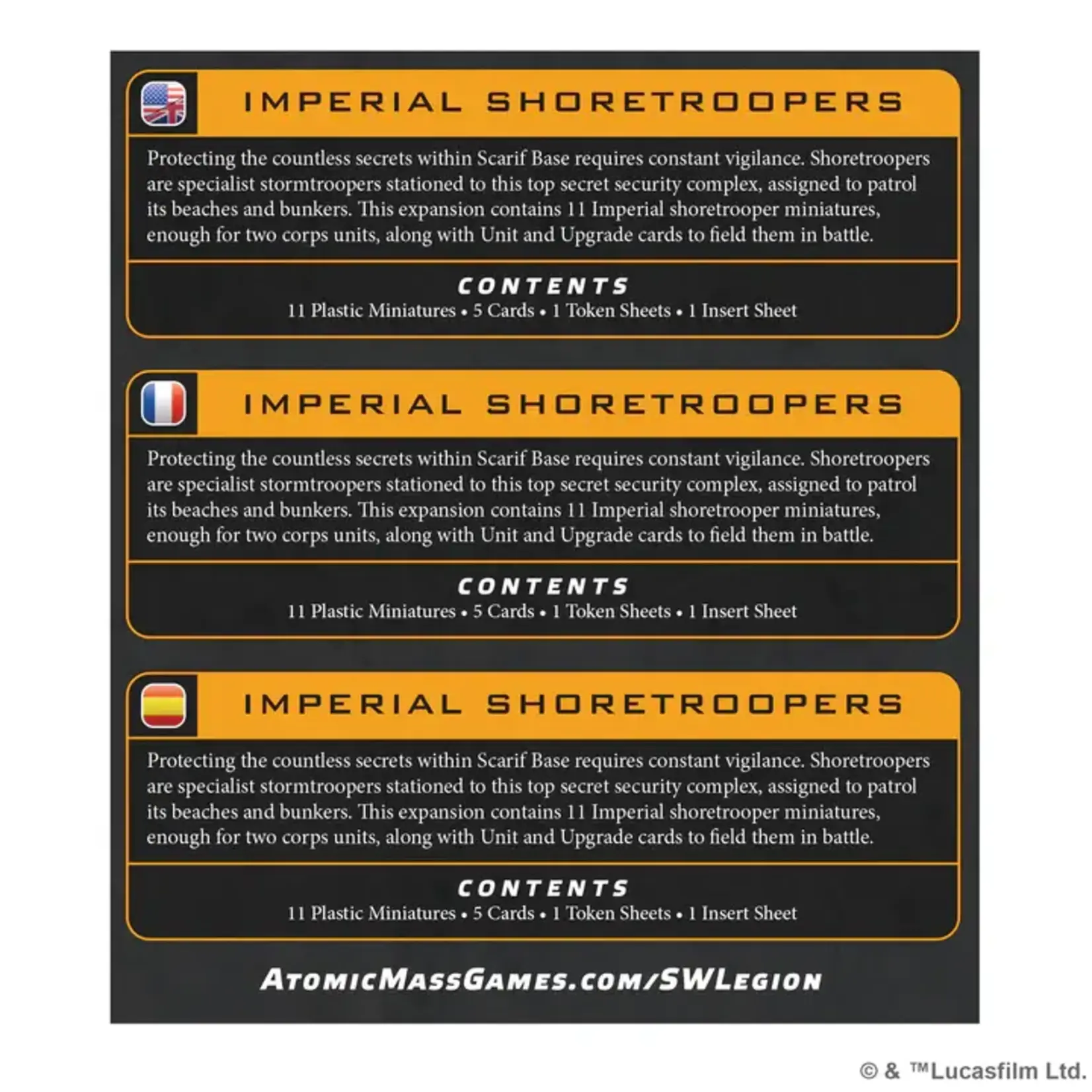 Imperial Shoretroopers - Star Wars: Legion (ML)