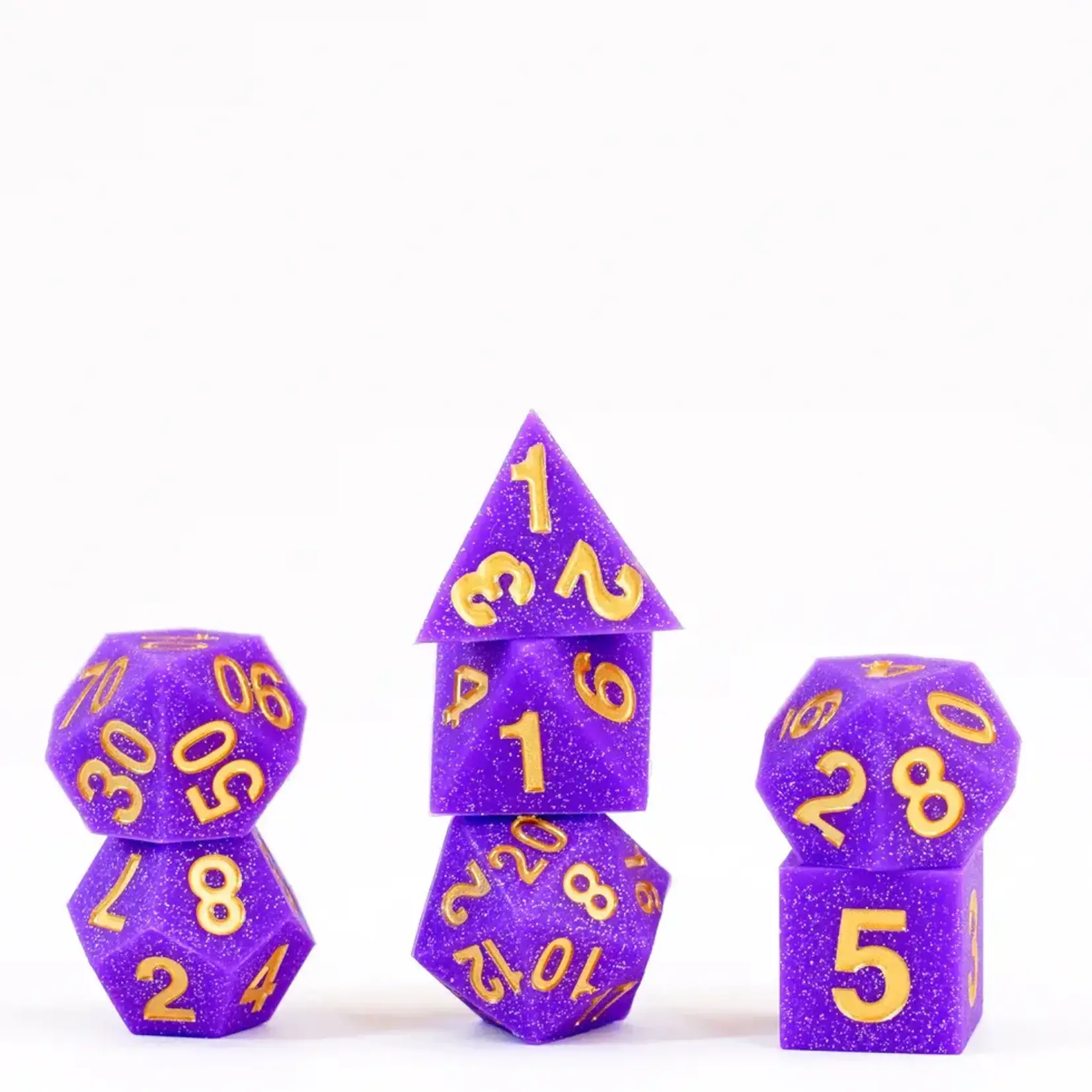FanRoll Regal Ricochet Sharp Edge Silicone Rubber Polyhedral Dice