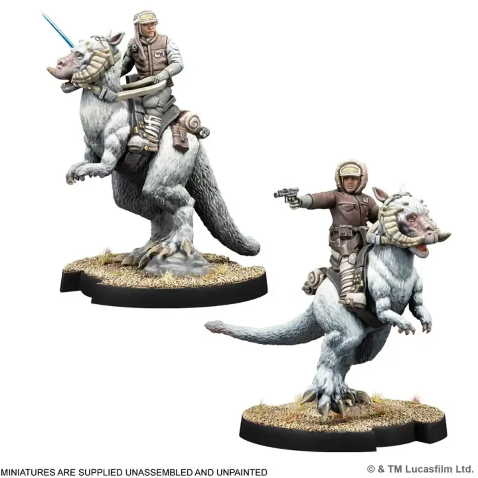Captain Solo & Commander Skywalker on Tauntauns - Star Wars: Legion (ML) précommande (lancement le 3 avril)