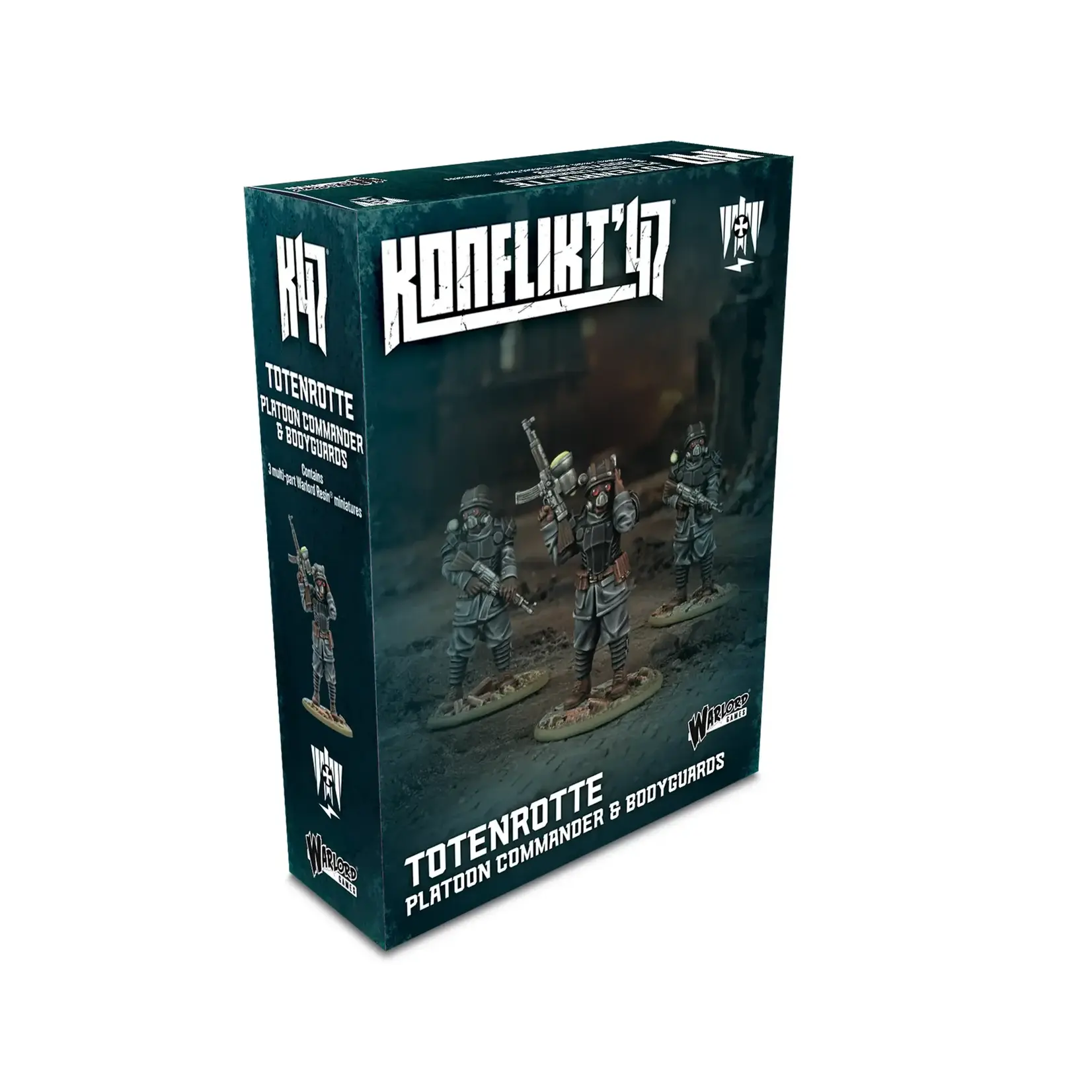 Warlord Games Totenrotte Platton Commande & Bodyguards - Konflkit '47