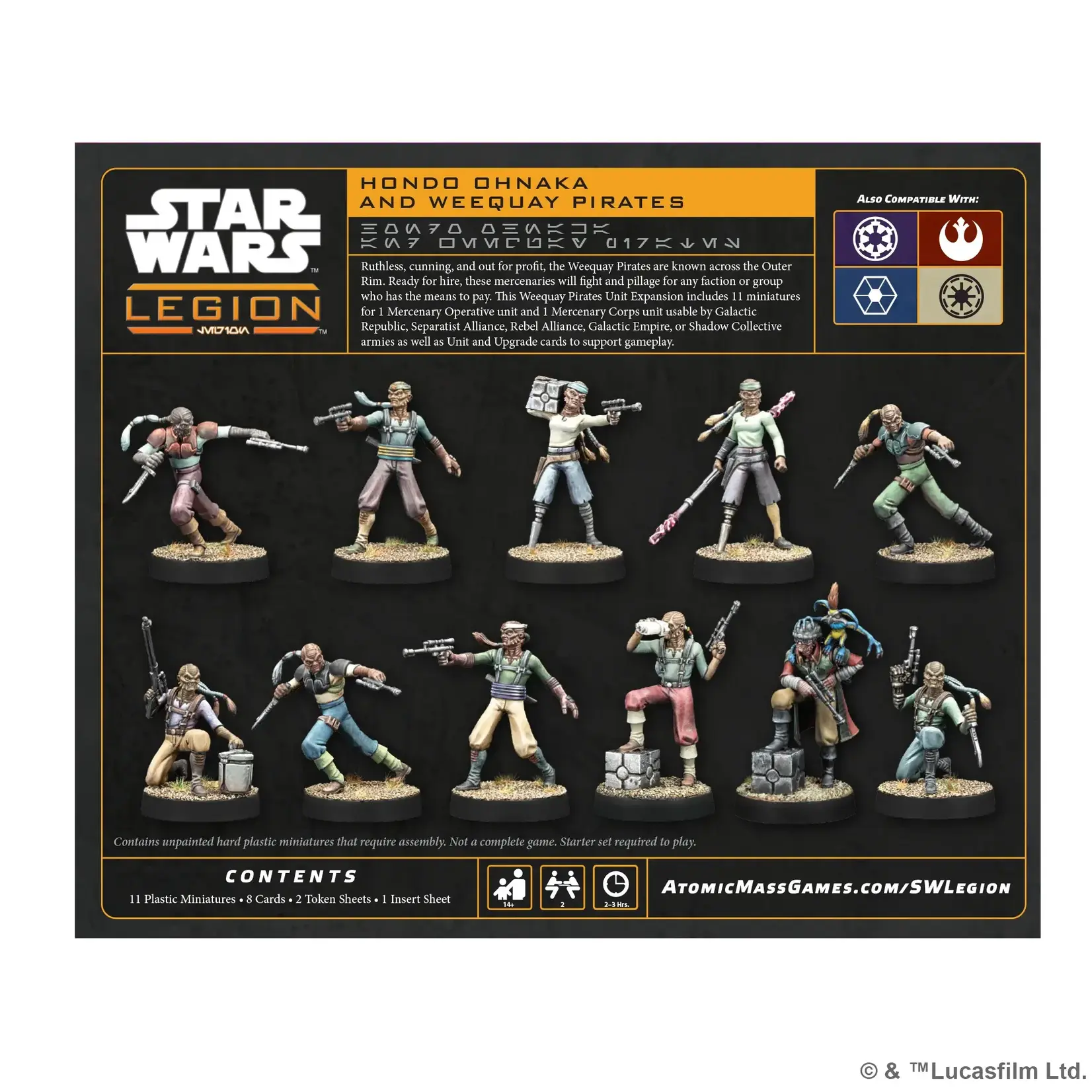 Hondo Ohnaka and Weequay Pirates - Star Wars: Legion (ML)