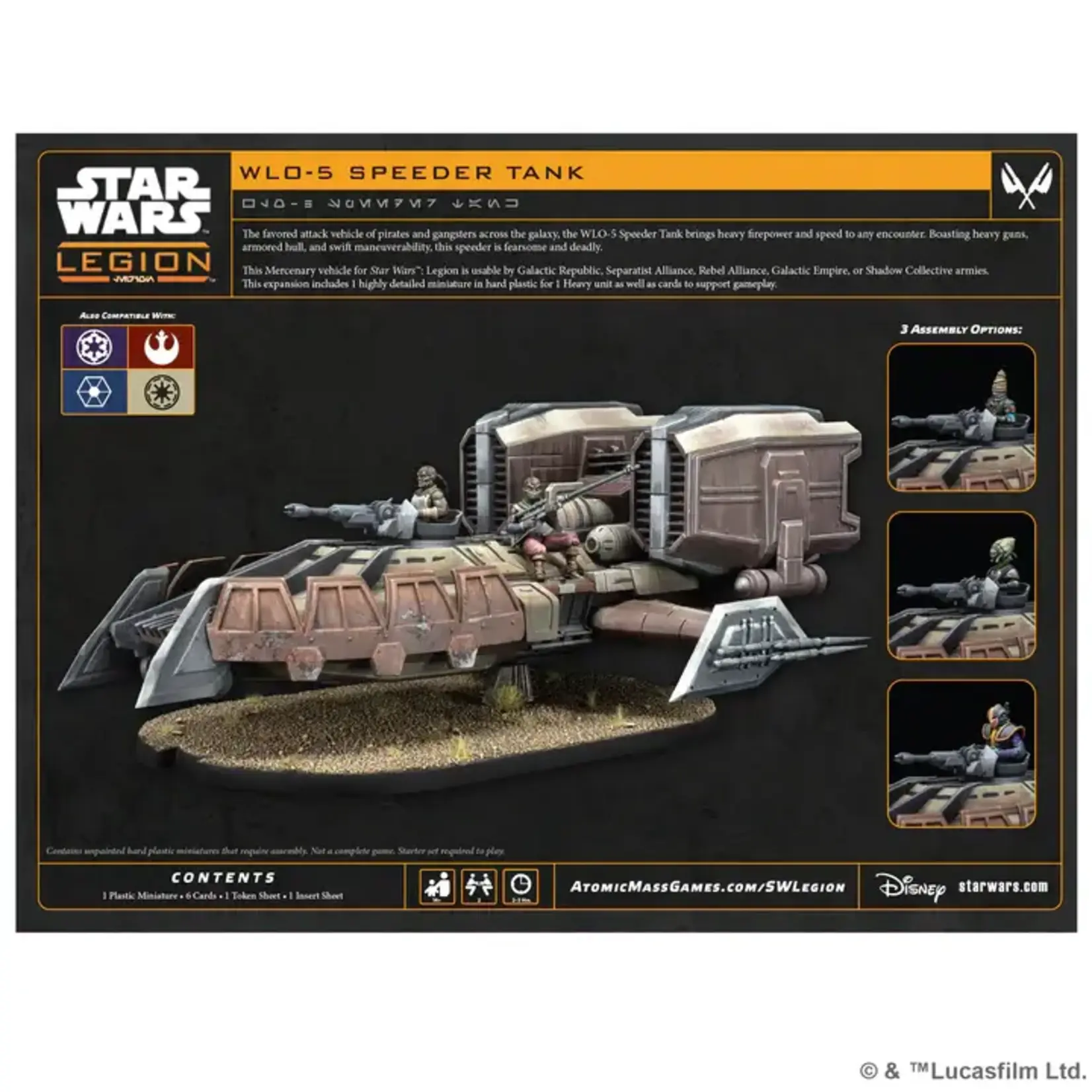 WL0-5 Speeder Tank - Star Wars: Legion (ML) pre-order (May 15 launch)