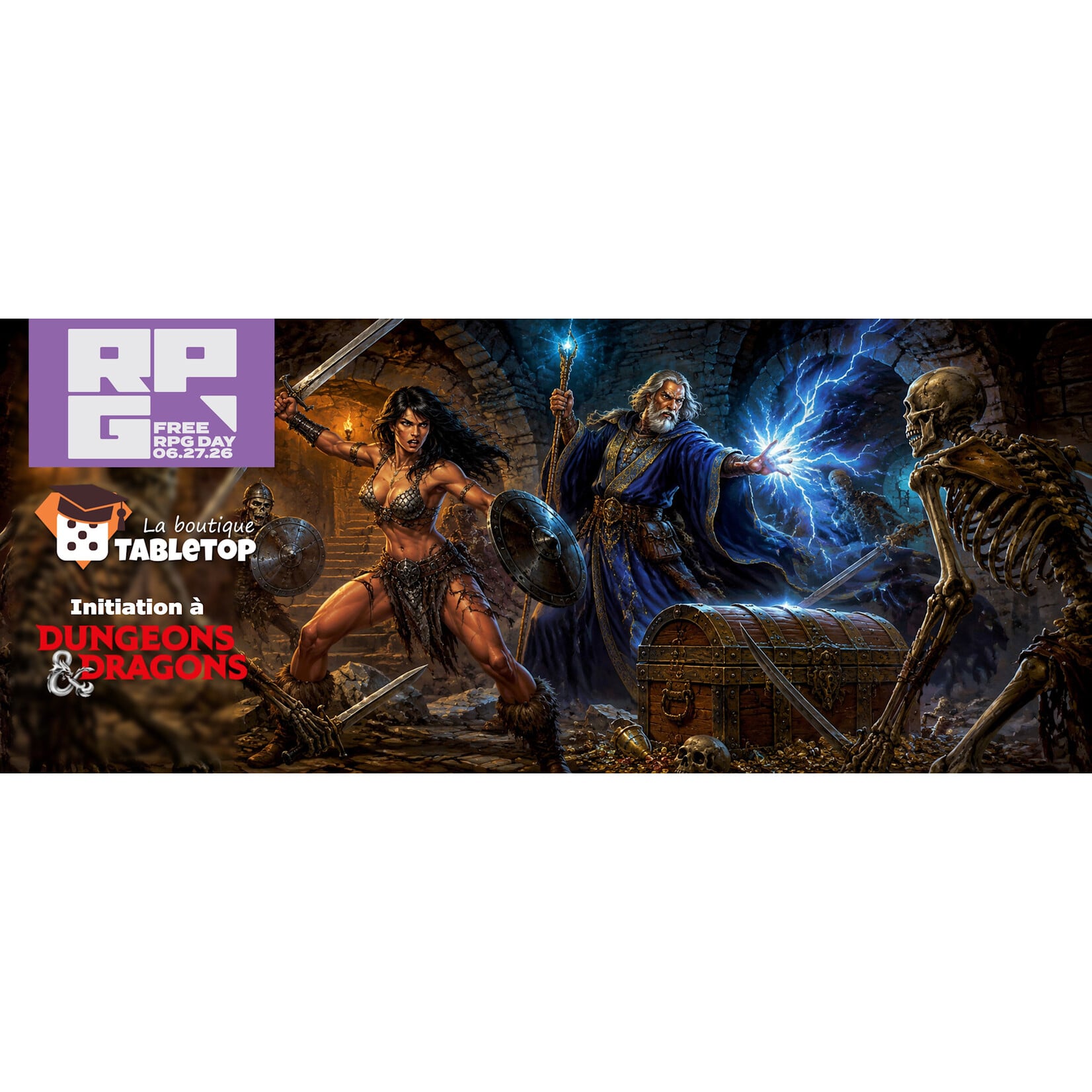 Séance d'initation à Dungeons & Dragons 13:00 à 15:00