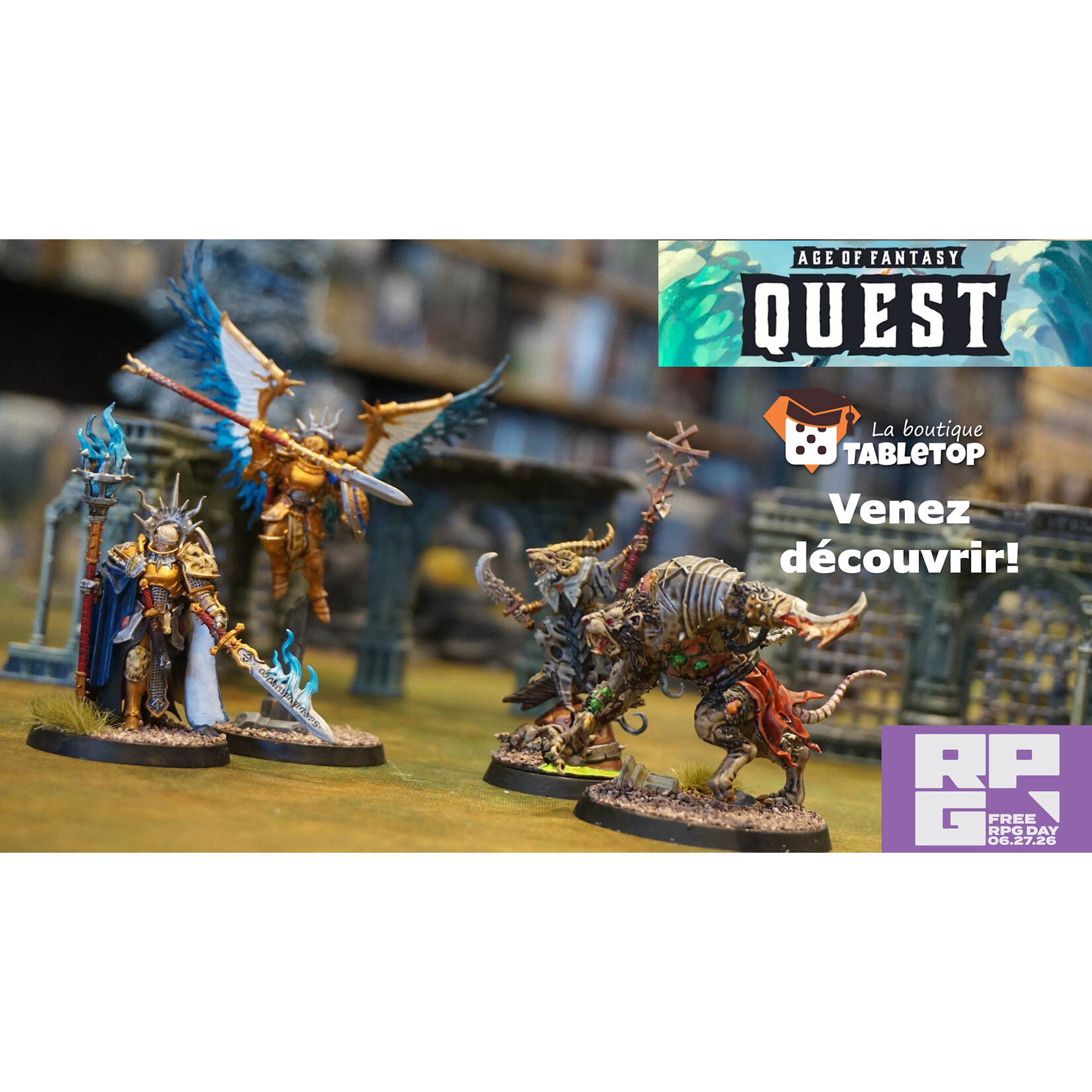 Age of Fantasy Quest dans le cadre du Free RPG Day - 27 juin 13:00 à 15:00-ish