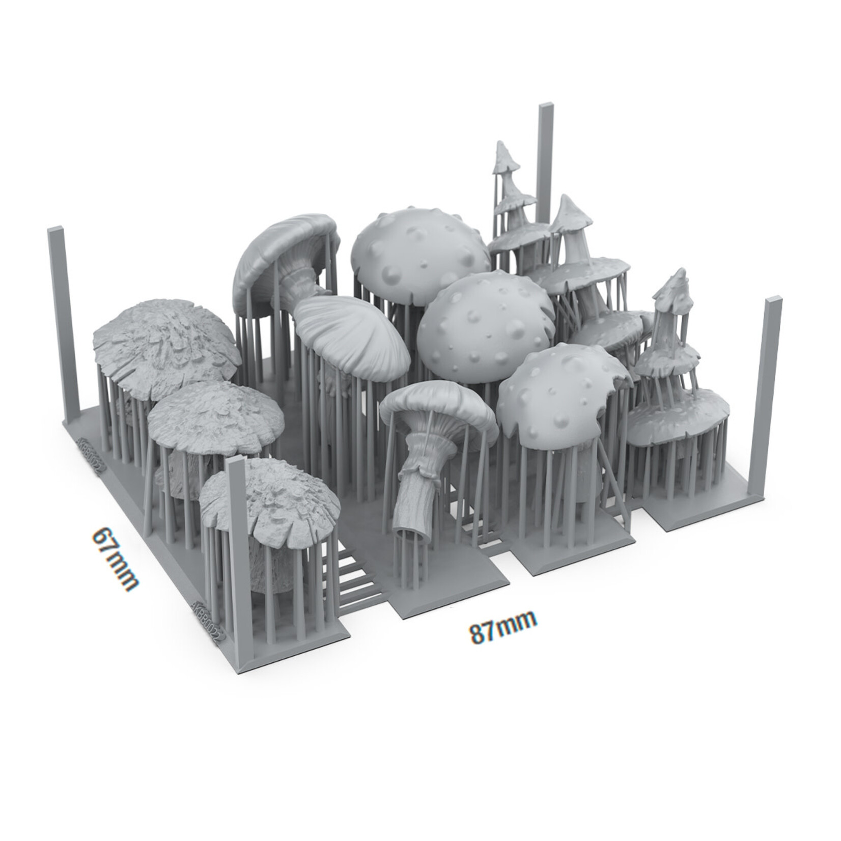Champignons Géants / Gigant Mushrooms - AK Basing Bits