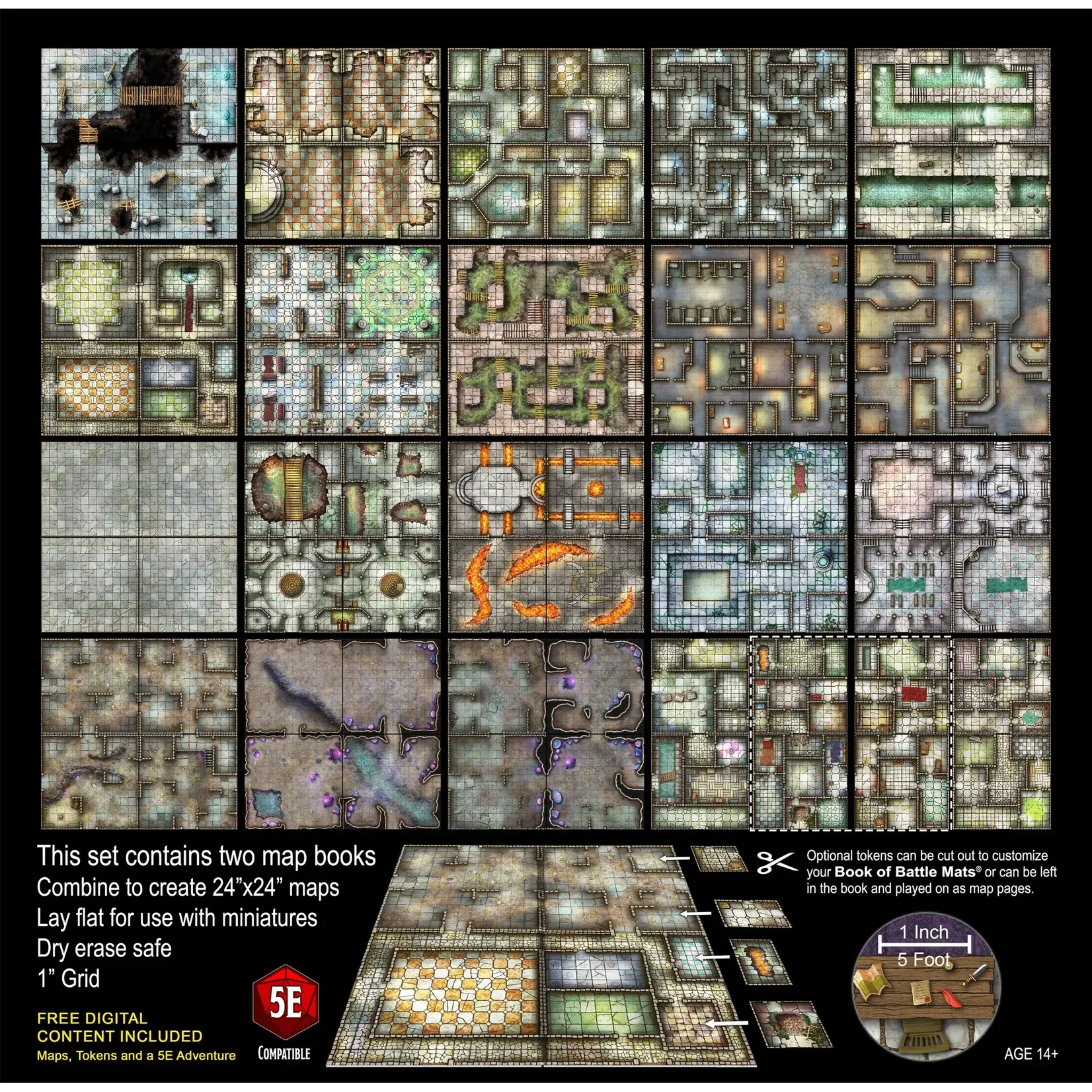 The Dungeon Reignited - Loke Battle Mats