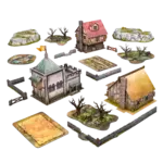 Mantic Pack de Champ de Bataille Fantastique - Terrain Crate
