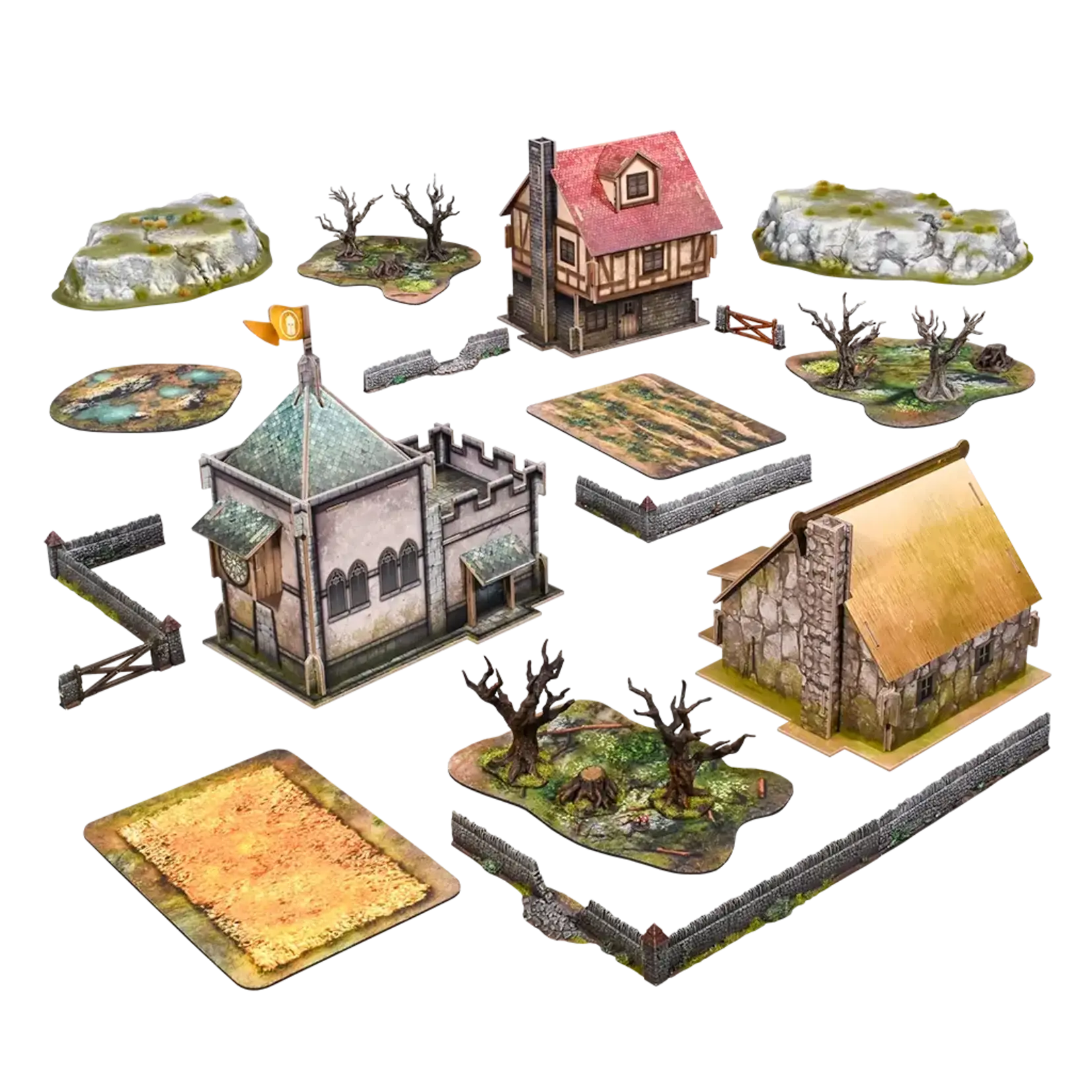 Mantic Pack de Champ de Bataille Fantastique - Terrain Crate