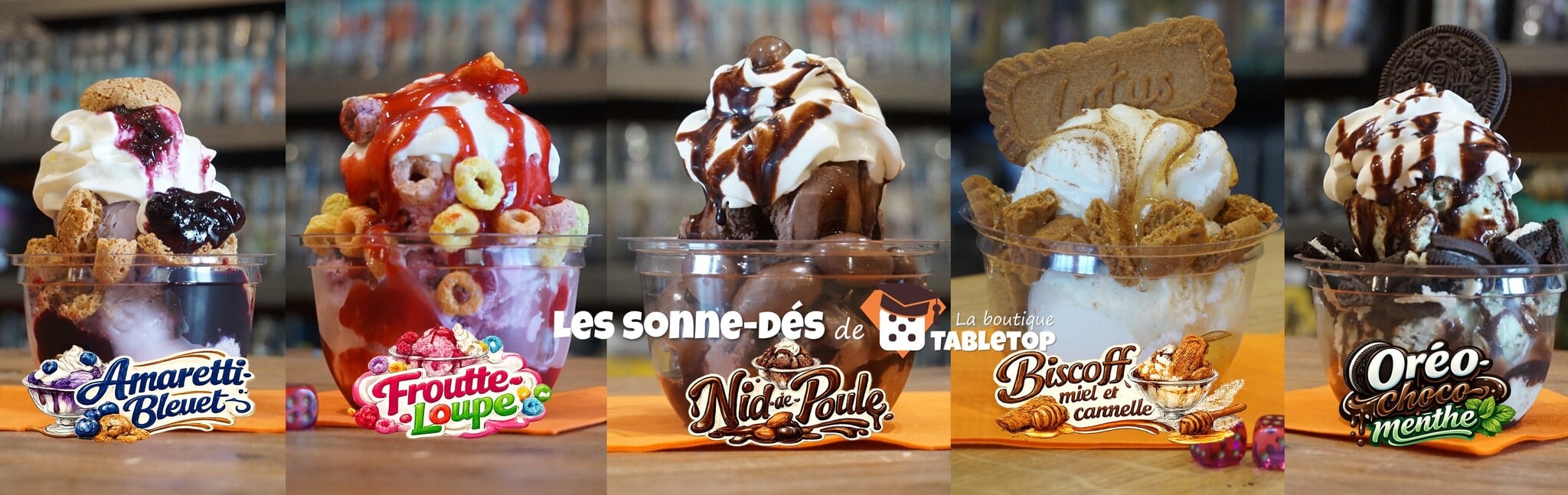 Nouveaux « Sonne-Dés » de La boutique Tabletop