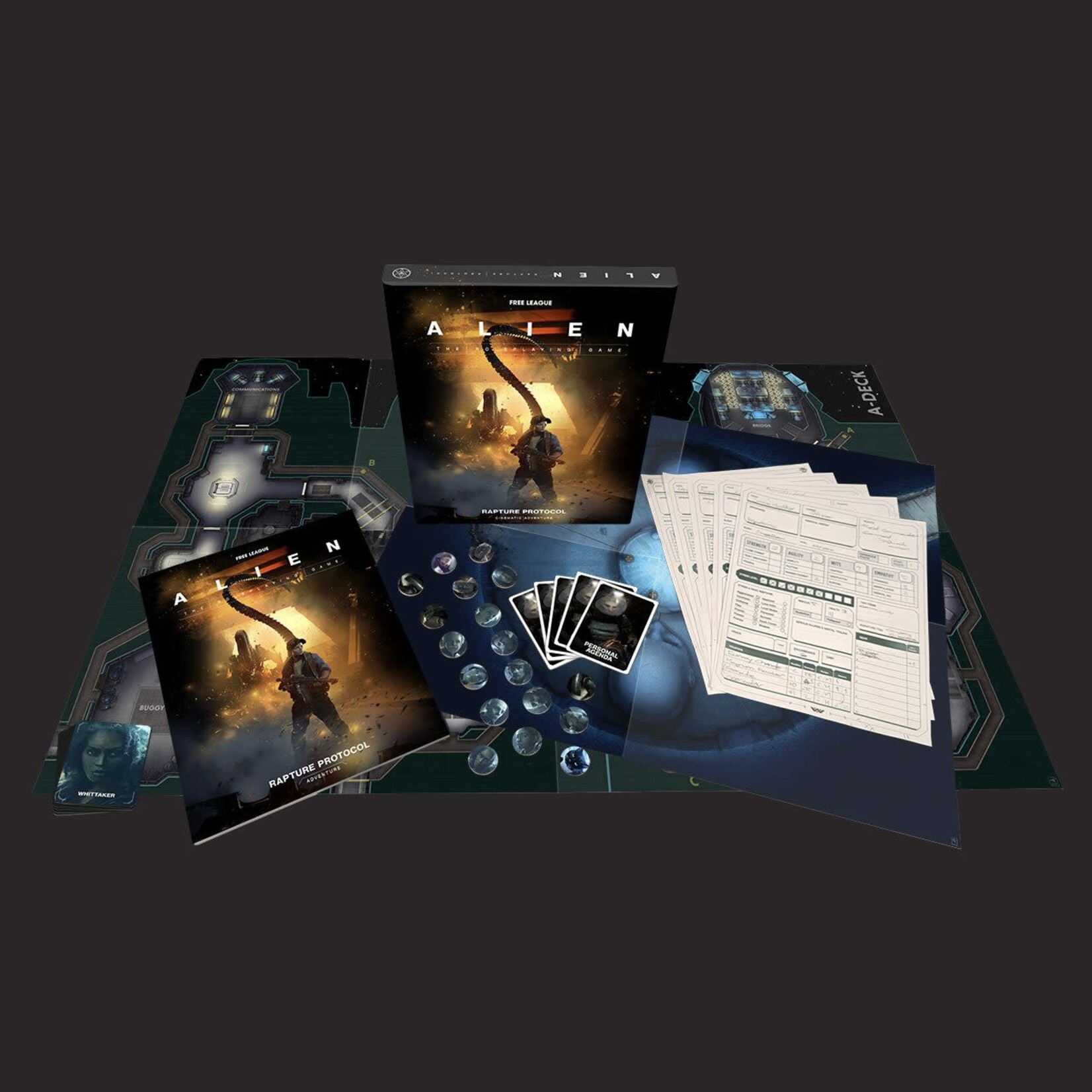 Free League Alien, the Roleplaying Game: Rapture Protocol - Cinematic Adventure (ENG)