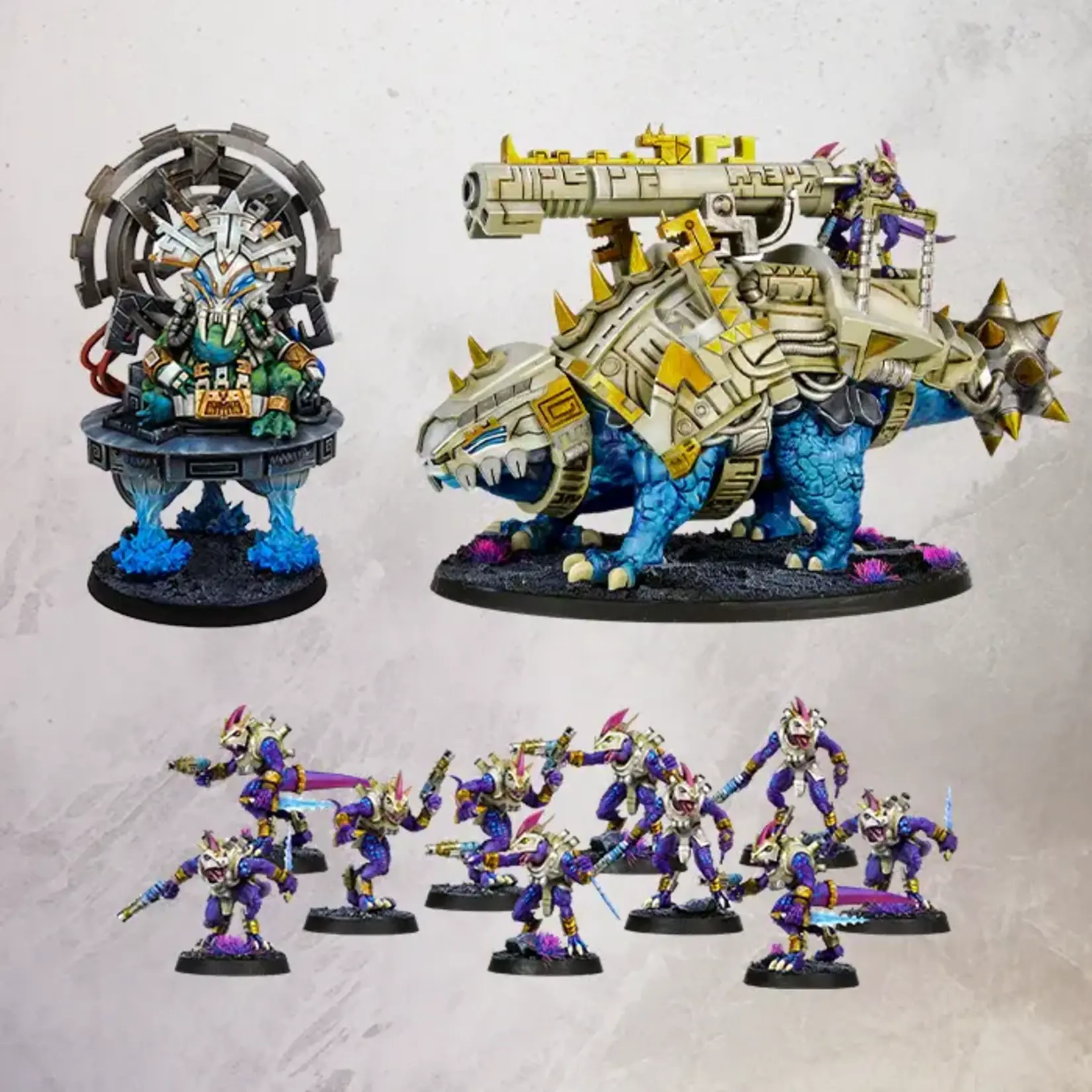 One Page Rules Saurian Starhost Vanguard Expansion - Grimdark Future