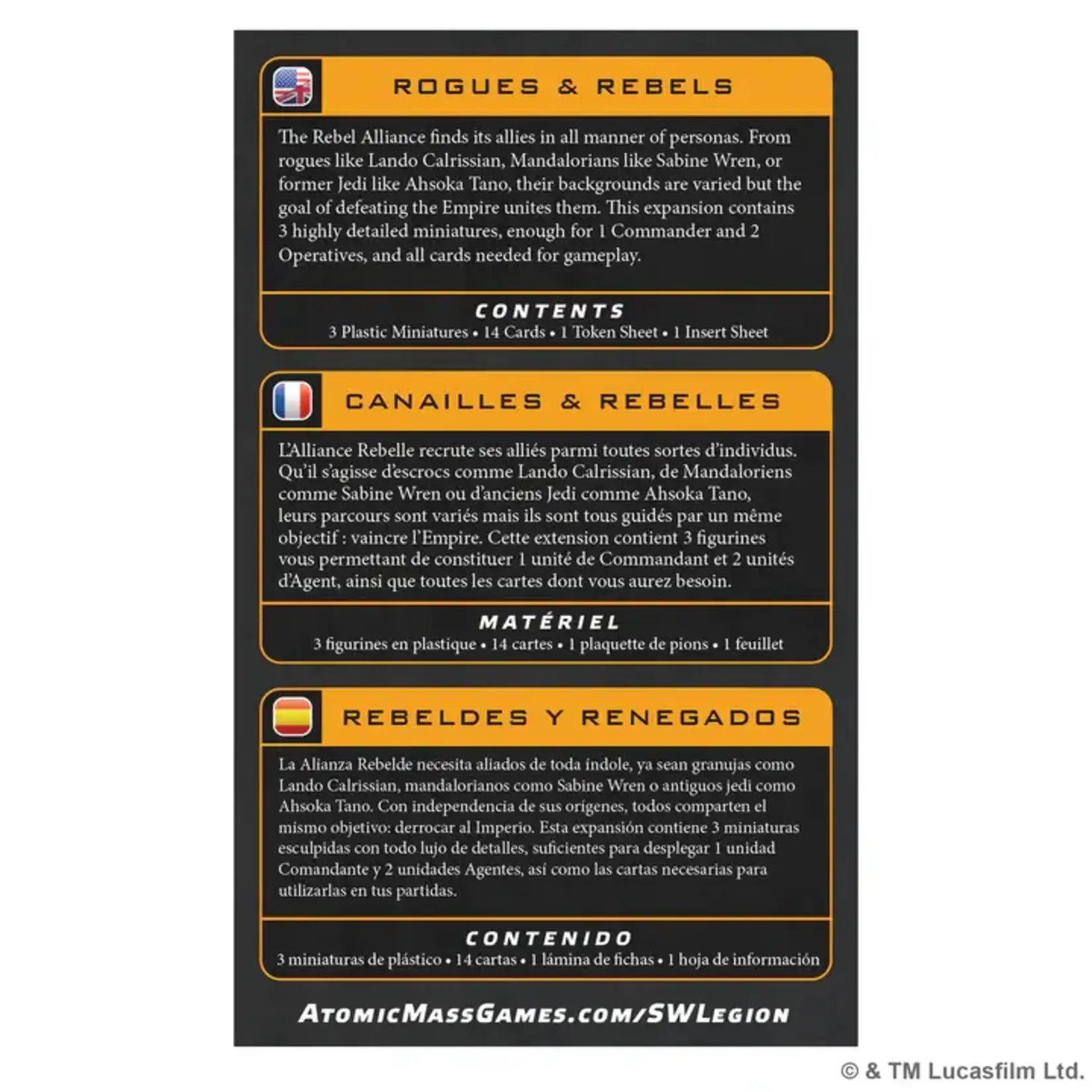 Rogues & Rebels  (ML) - Star Wars: Legion