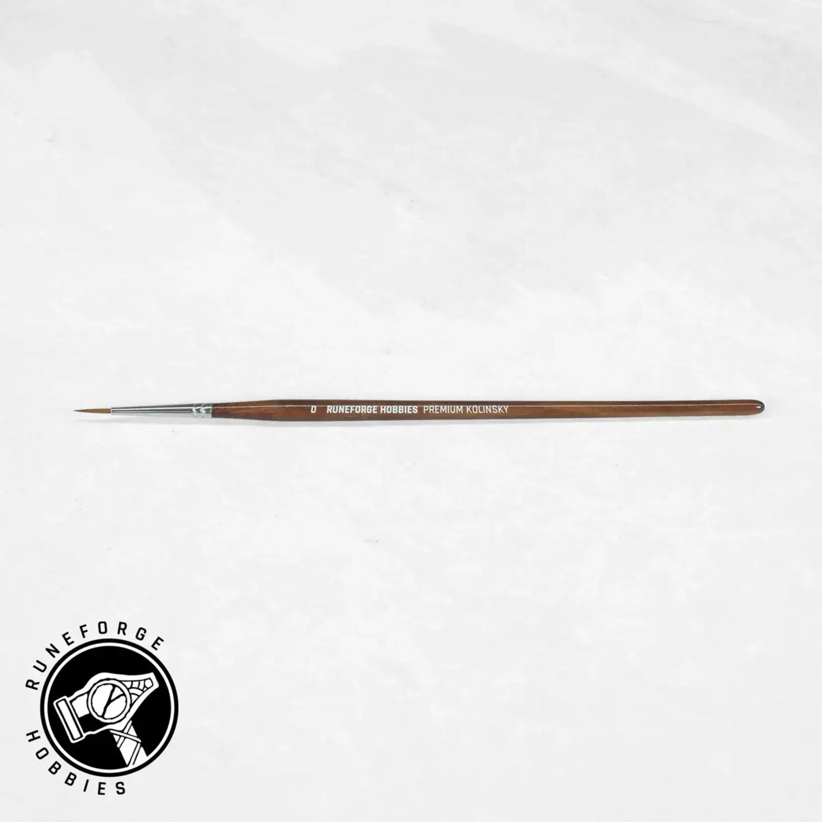 Runeforge Hobbies Pinceau taille 0 en martre Kolinsky premium de Runeforge Hobbies