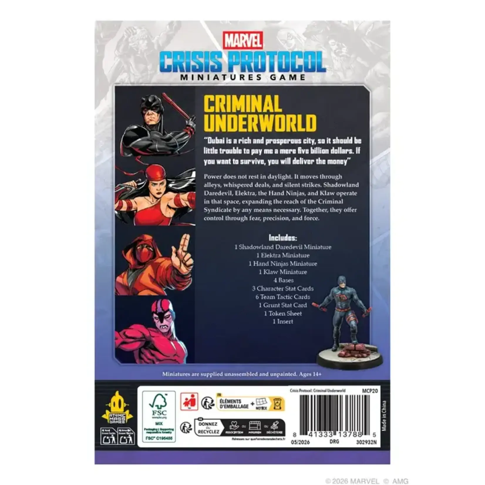 Criminal Underworld Character Pack (ML) - Marvel: Crisis Protocol
