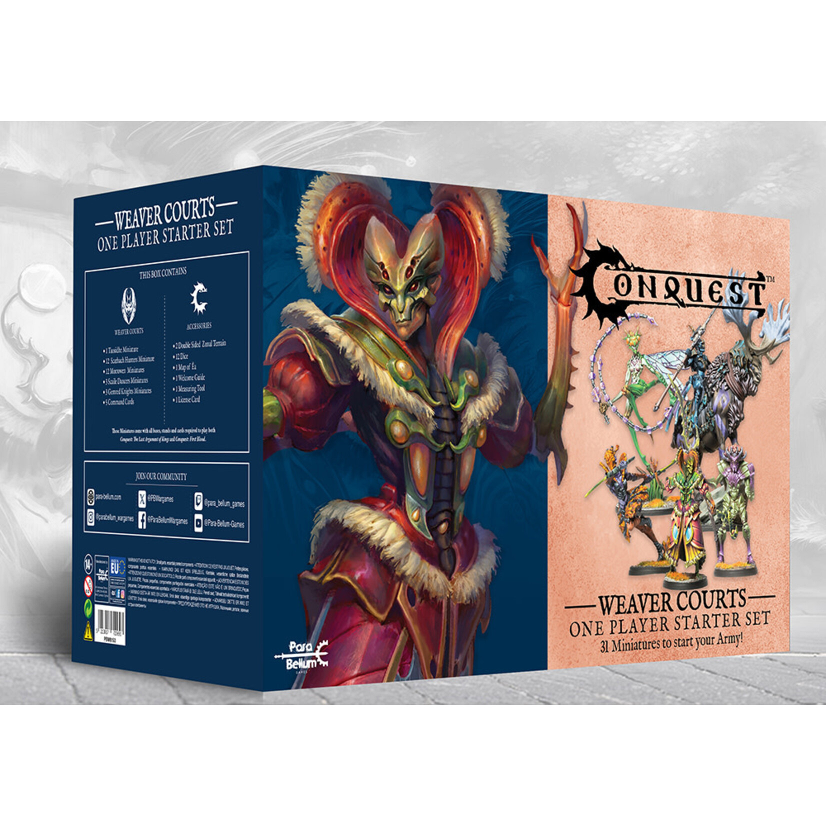 Para Bellum Games Weaver Courts 2026 One Player Starter Set - Conquest