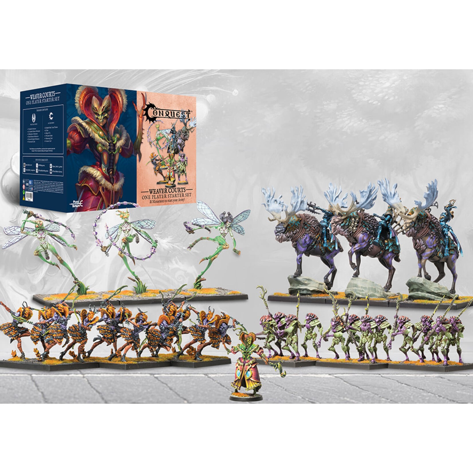 Para Bellum Games Weaver Courts 2026 One Player Starter Set - Conquest