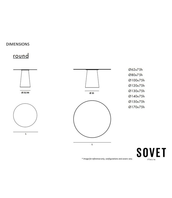 TOTEM ROUND DINING TABLE.