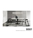 SOVET FLUTE ELLIPTICAL DINING TABLE.